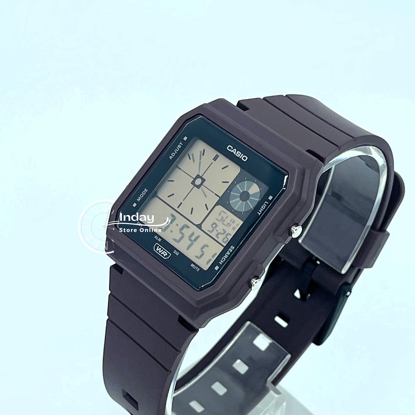 Casio Digital Unisex Watch LF-20W-5A Maroon Color Resin Strap