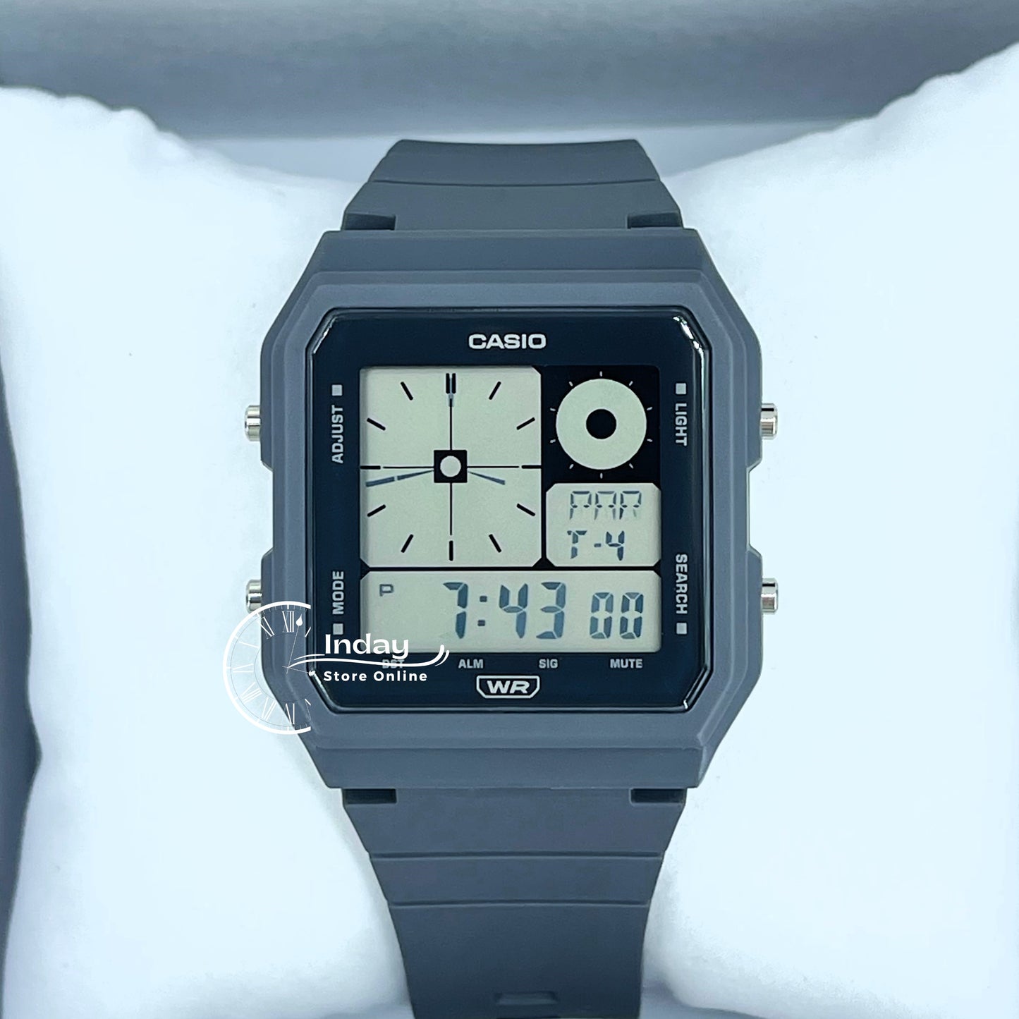 Casio Digital Unisex Watch LF-20W-8A2 Digital Resin Band Resin Glass
