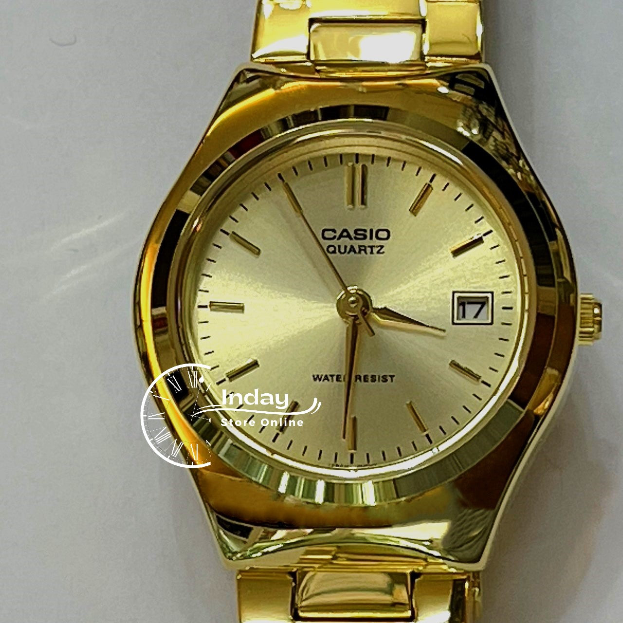 Casio Fashion Women's Watch LTP-1170N-9A Gold Plated Stainless Steel Band Mineral Glass