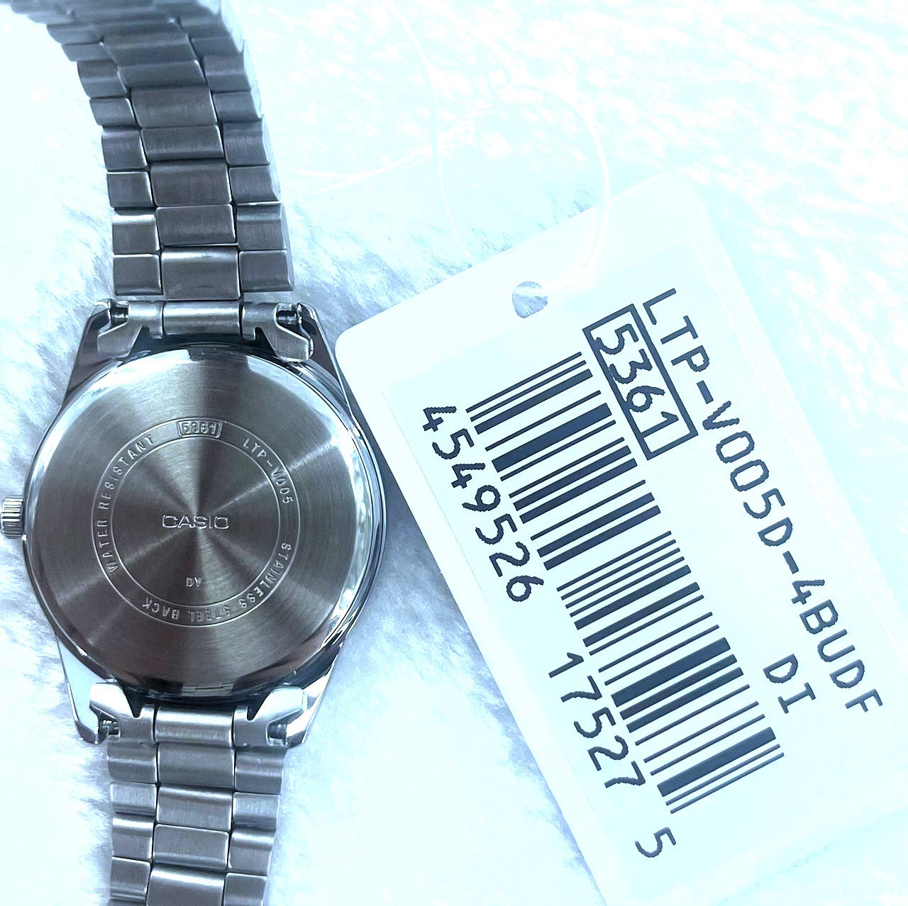 Casio Standard Women's Watch LTP-V005D-4B Silver Plated Stainless Steel Strap