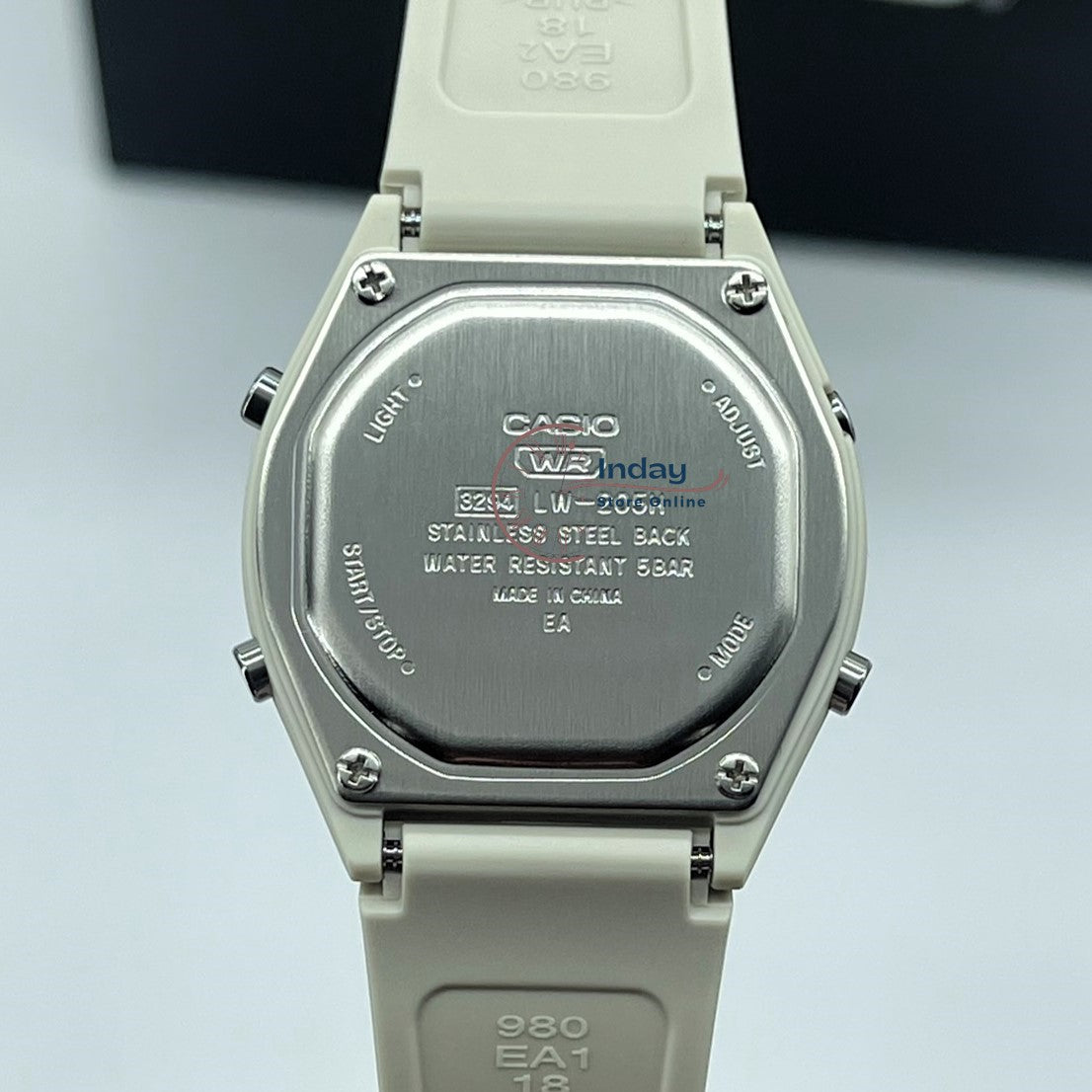 Casio Digital Women's Watch LW-205H-8A Digital Resin Band Resin Glass