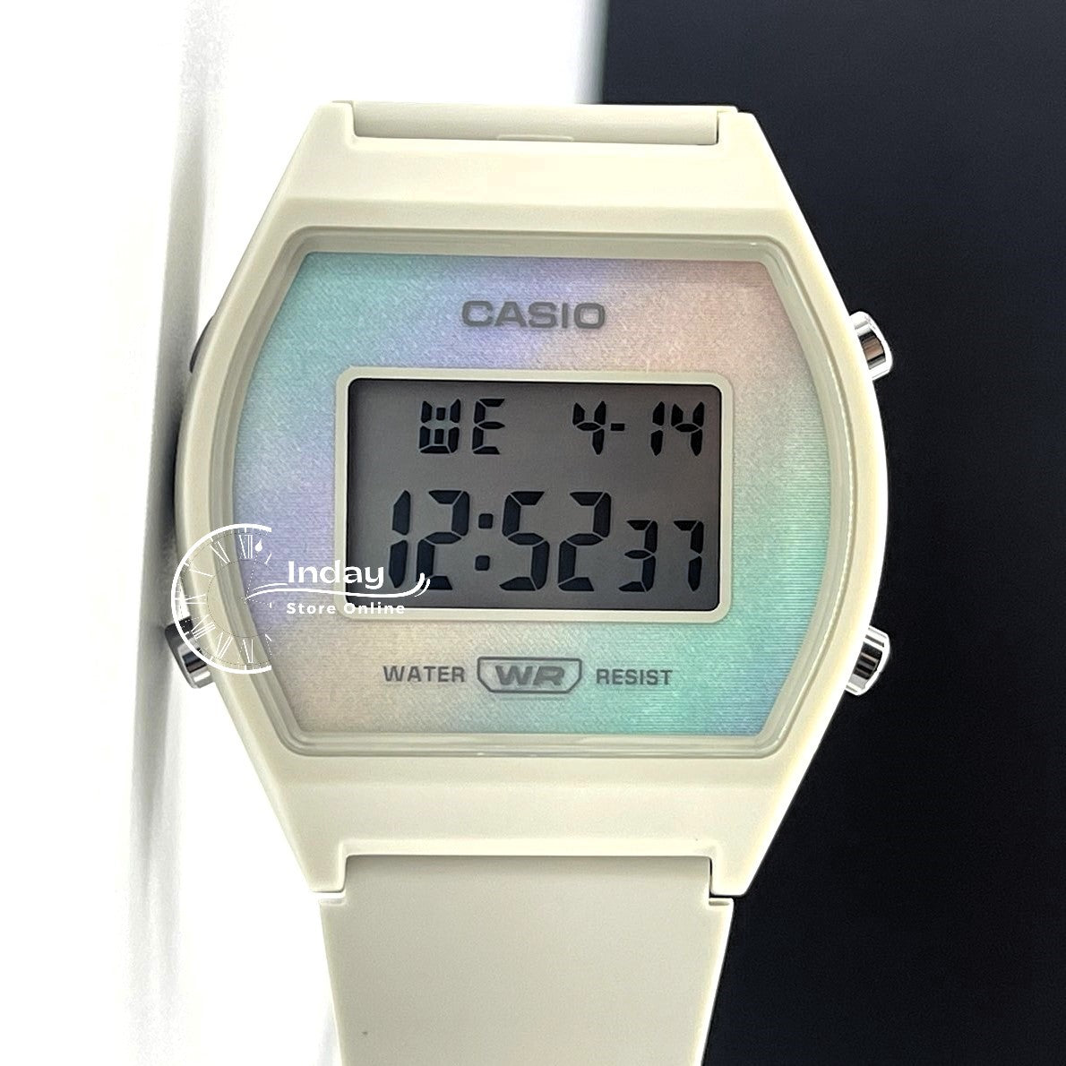 Casio Digital Women's Watch LW-205H-8A Digital Resin Band Resin Glass