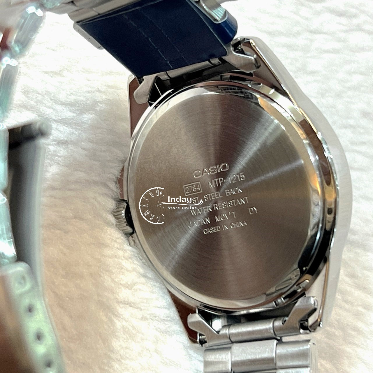 Casio Fashion Men's Watch MTP-1215A-1A Silver Stainless Steel Band Mineral Glass