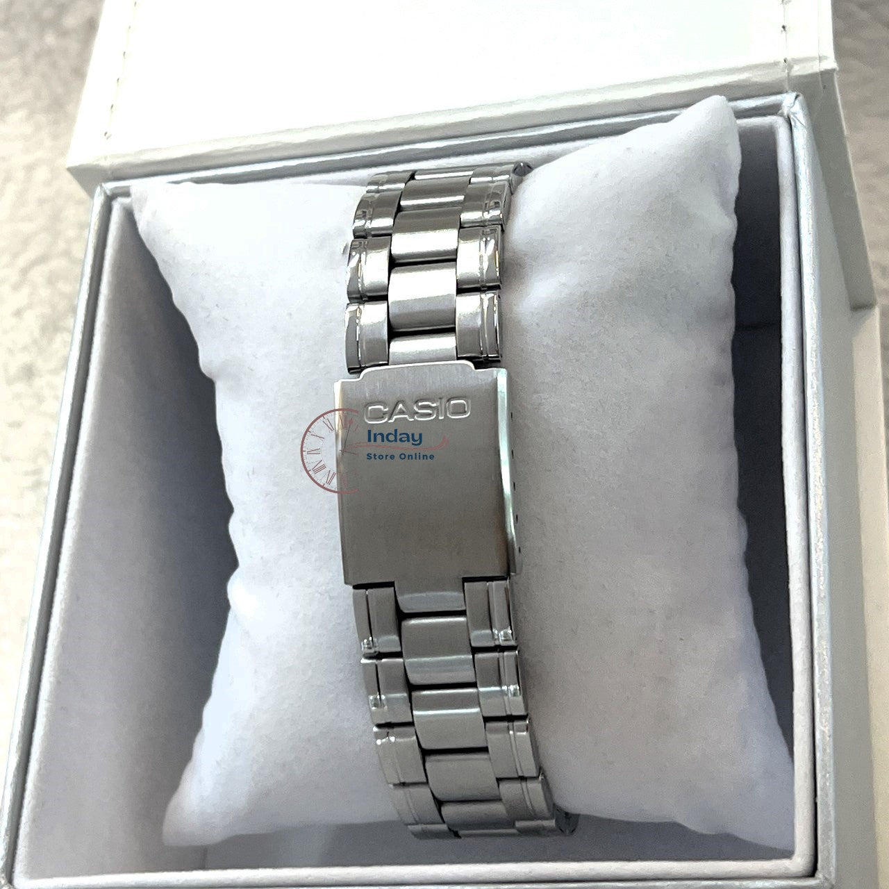 Casio Fashion Men's Watch MTP-1215A-7B2 Stainless Steel Band Mineral Glass