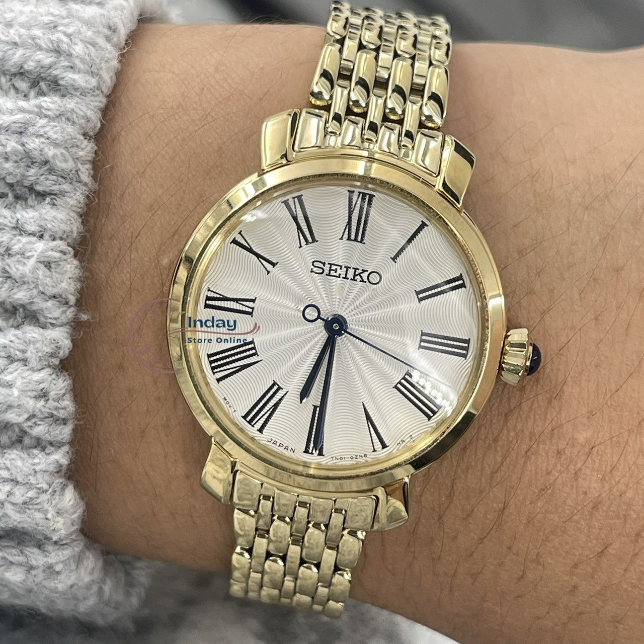 Seiko Women's Watch SRZ520P1 Battery Operated Stainless Steel Hardlex Crystal