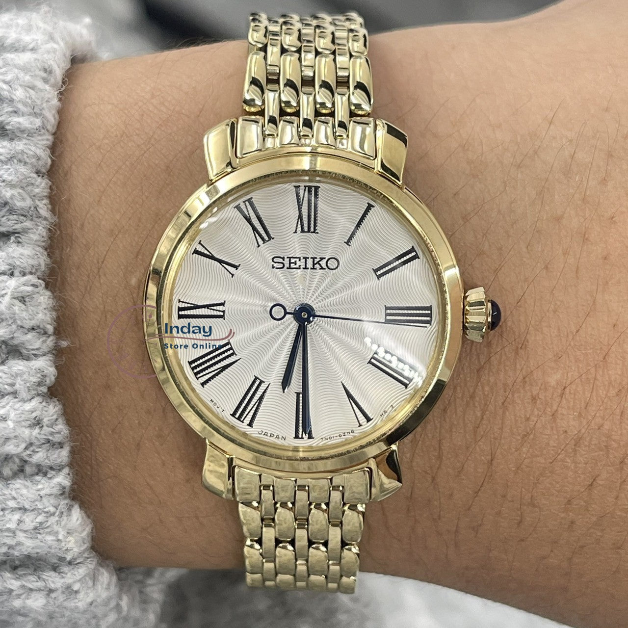 Seiko Women's Watch SRZ520P1 Battery Operated Stainless Steel Hardlex Crystal