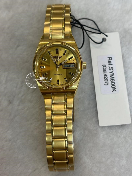 Seiko Automatic Women's Watch SYM600K Gold Tone Stainless Steel Luminous