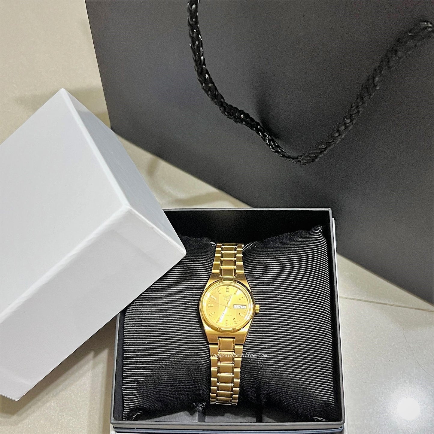 Seiko Automatic Women's Watch SYM600K Gold Tone Stainless Steel Luminous