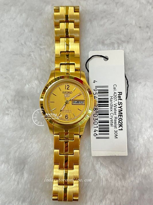 Seiko Automatic Women's Watch SYME02K1 Gold Tone Stainless Steel Luminous