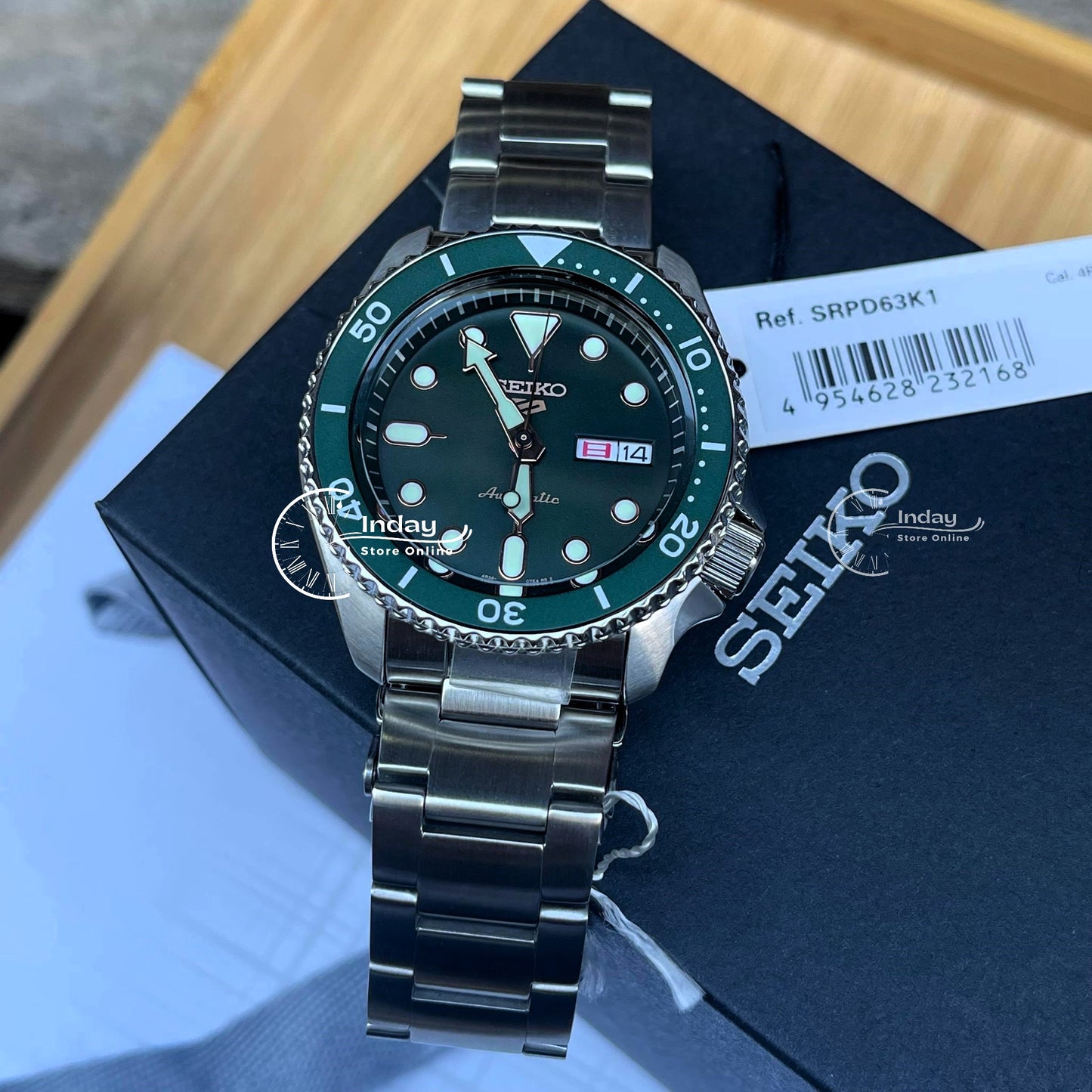 Seiko Automatic Men's Watch SRPD63K1 SKX Sports Style