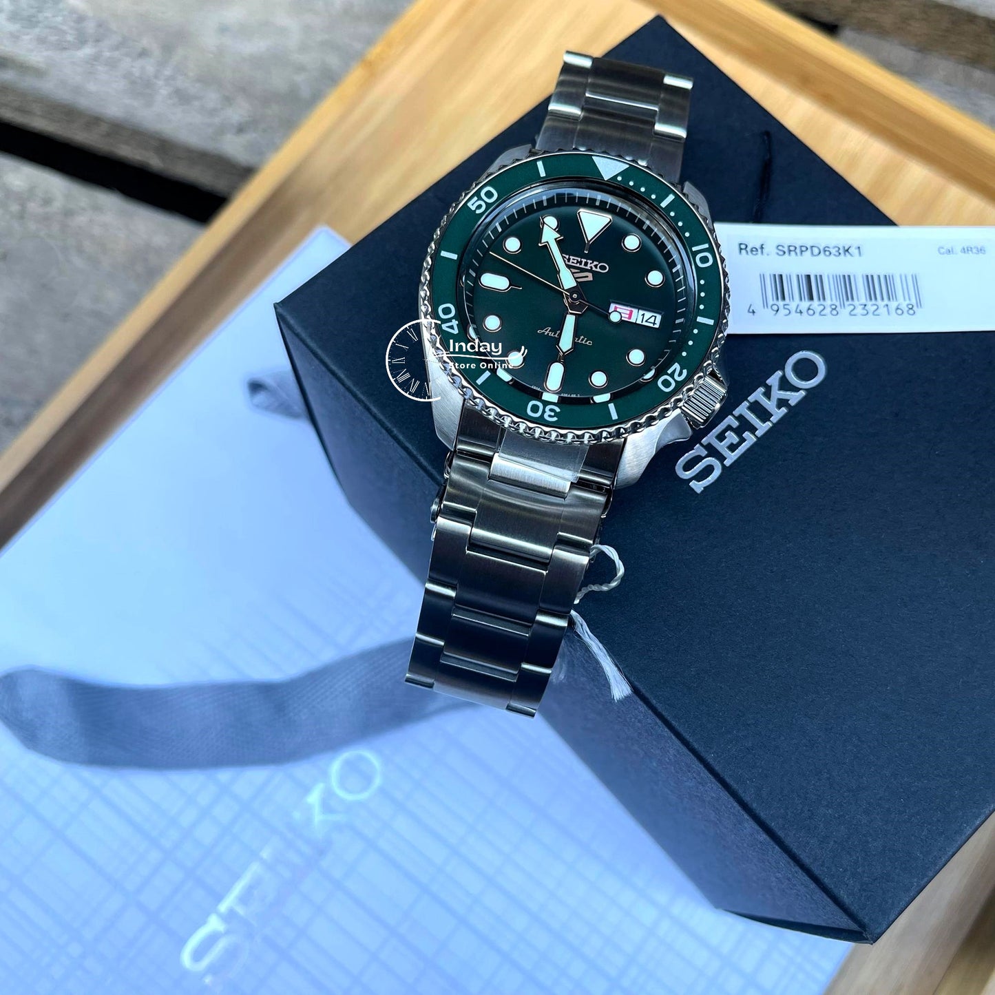 Seiko Automatic Men's Watch SRPD63K1 SKX Sports Style