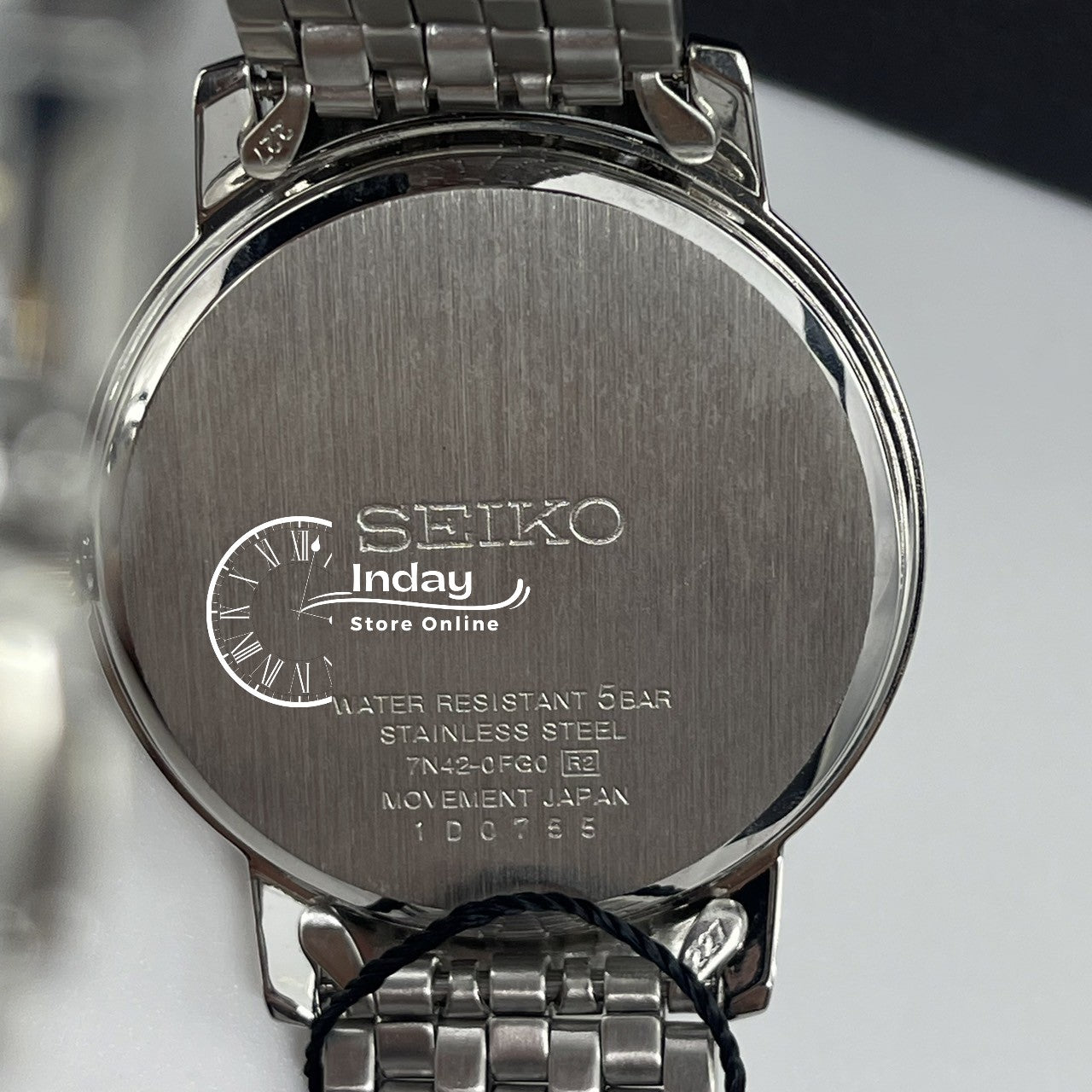 Seiko Men's Watch SGEF91P1 Stainless Steel Band Battery Operated