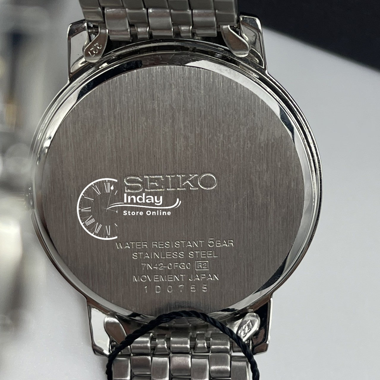 Seiko Men's Watch SGEF91P1 Stainless Steel Band Battery Operated
