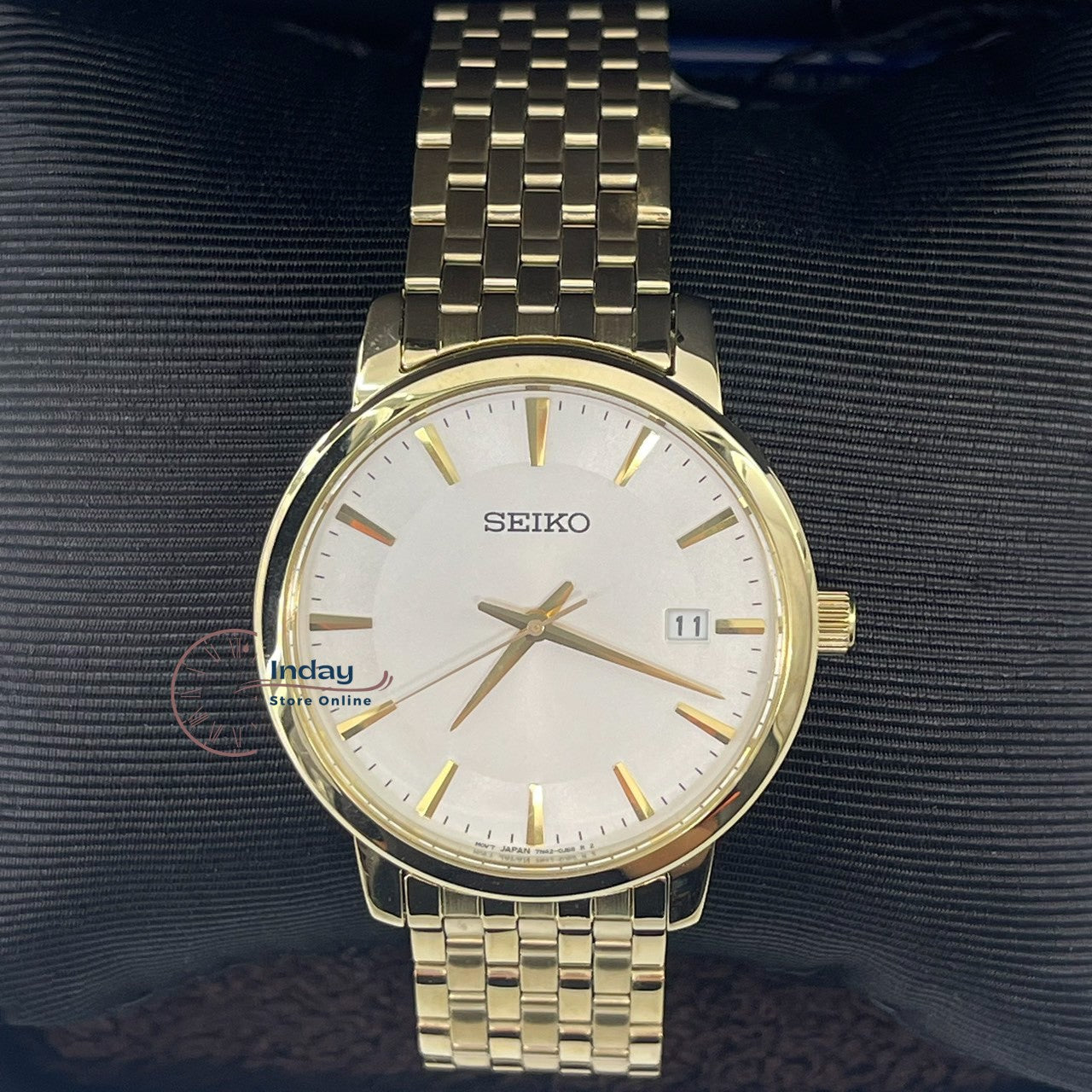 Seiko Men's Watch SGEF92P1 Stainless Steel Band Battery Operated