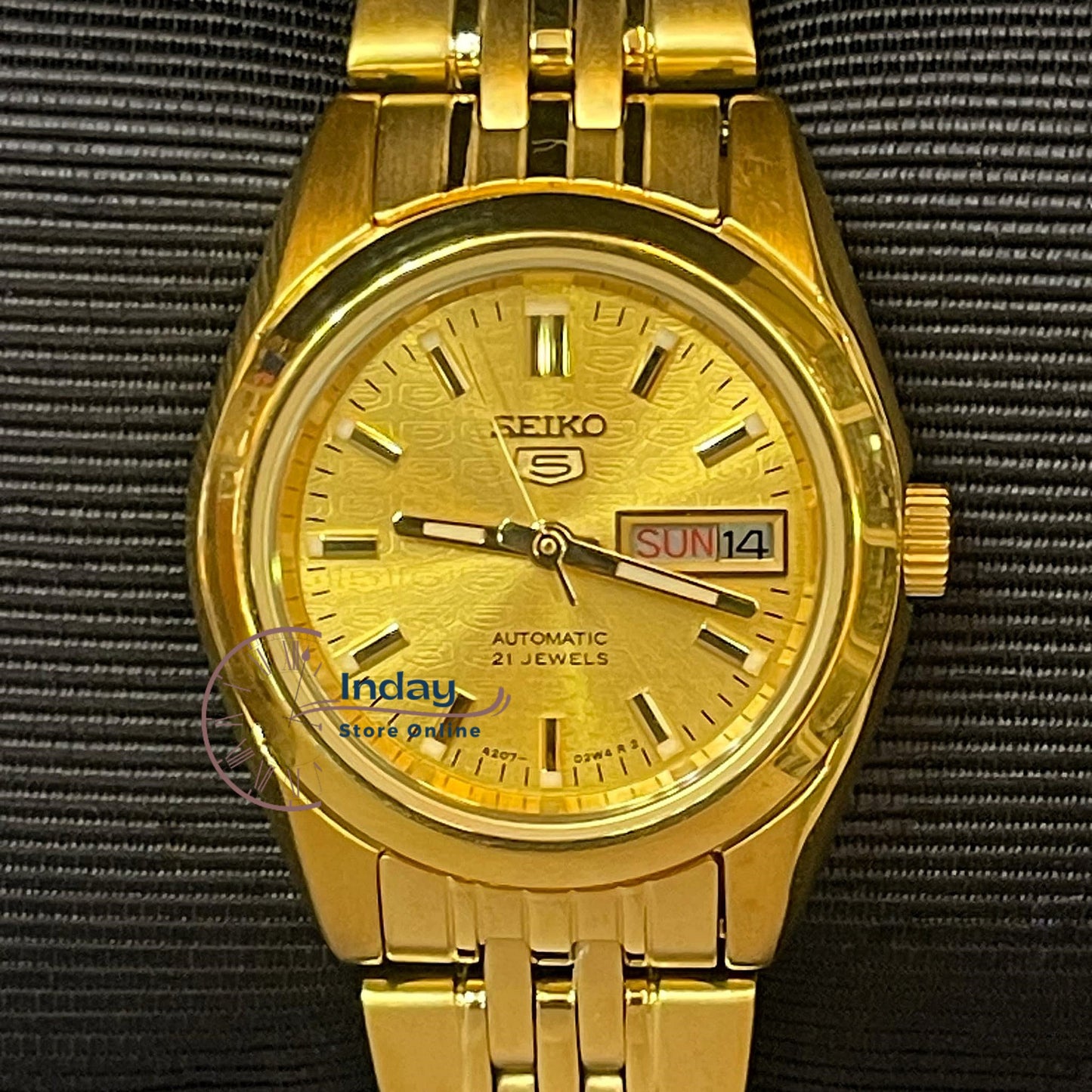 Seiko Automatic Women's Watch SYMA38K1 Gold Tone Stainless Steel Luminous