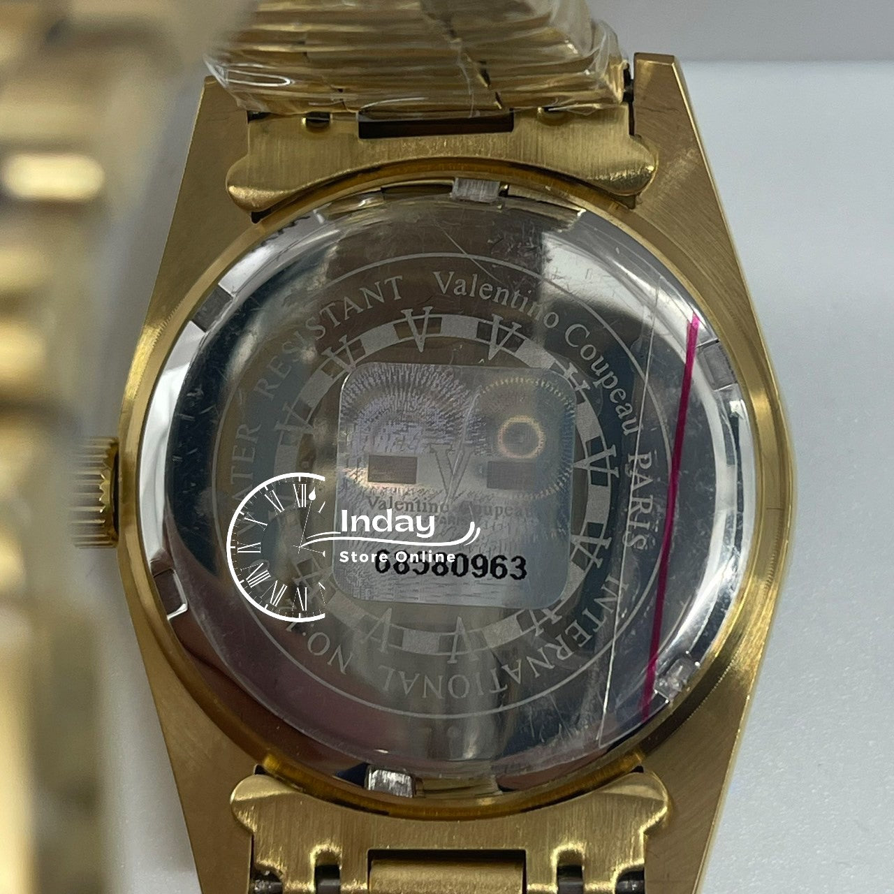 范倫鐵諾 古柏 Coupeau Women's Watch 12170KL-17 Gold Tone Stainless Steel Band