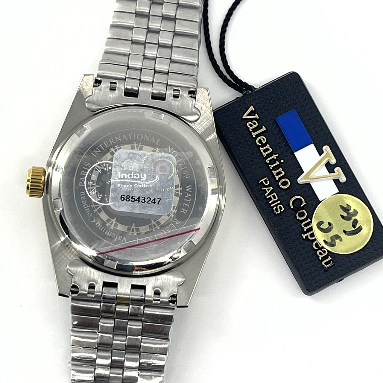 范倫鐵諾 古柏 Coupeau Men's Watch 12169TM-18 Two-Tone Stainless Steel Band