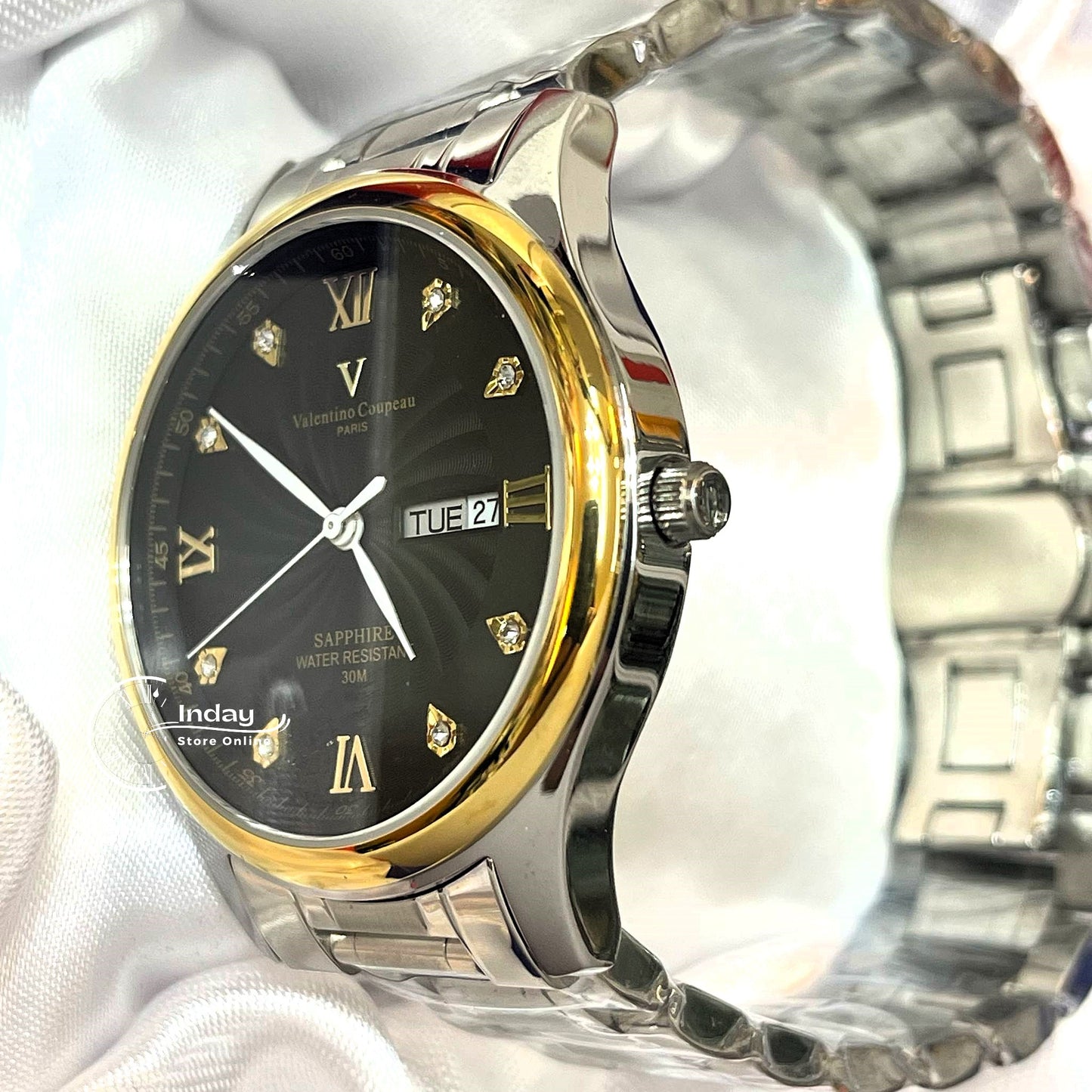 范倫鐵諾 古柏 Coupeau Men's Watch 61607TKAM-2