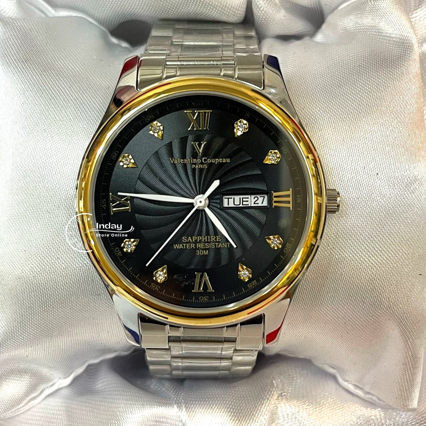 范倫鐵諾 古柏 Coupeau Men's Watch 61607TKAM-2