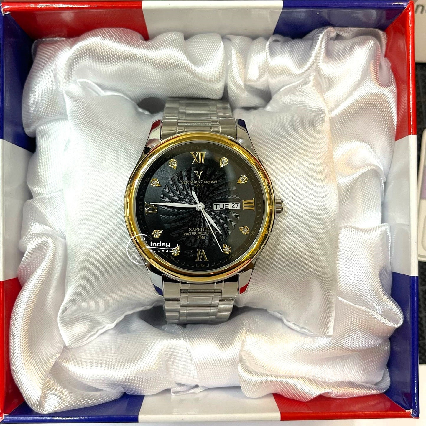 范倫鐵諾 古柏 Coupeau Men's Watch 61607TKAM-2