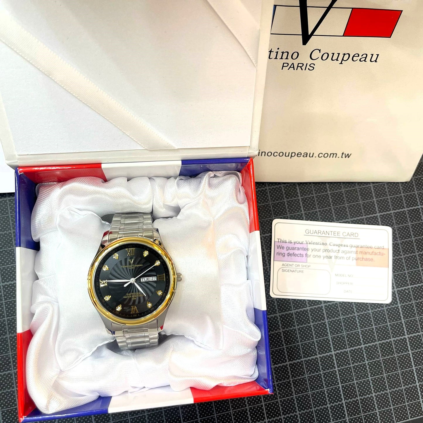 范倫鐵諾 古柏 Coupeau Men's Watch 61607TKAM-2