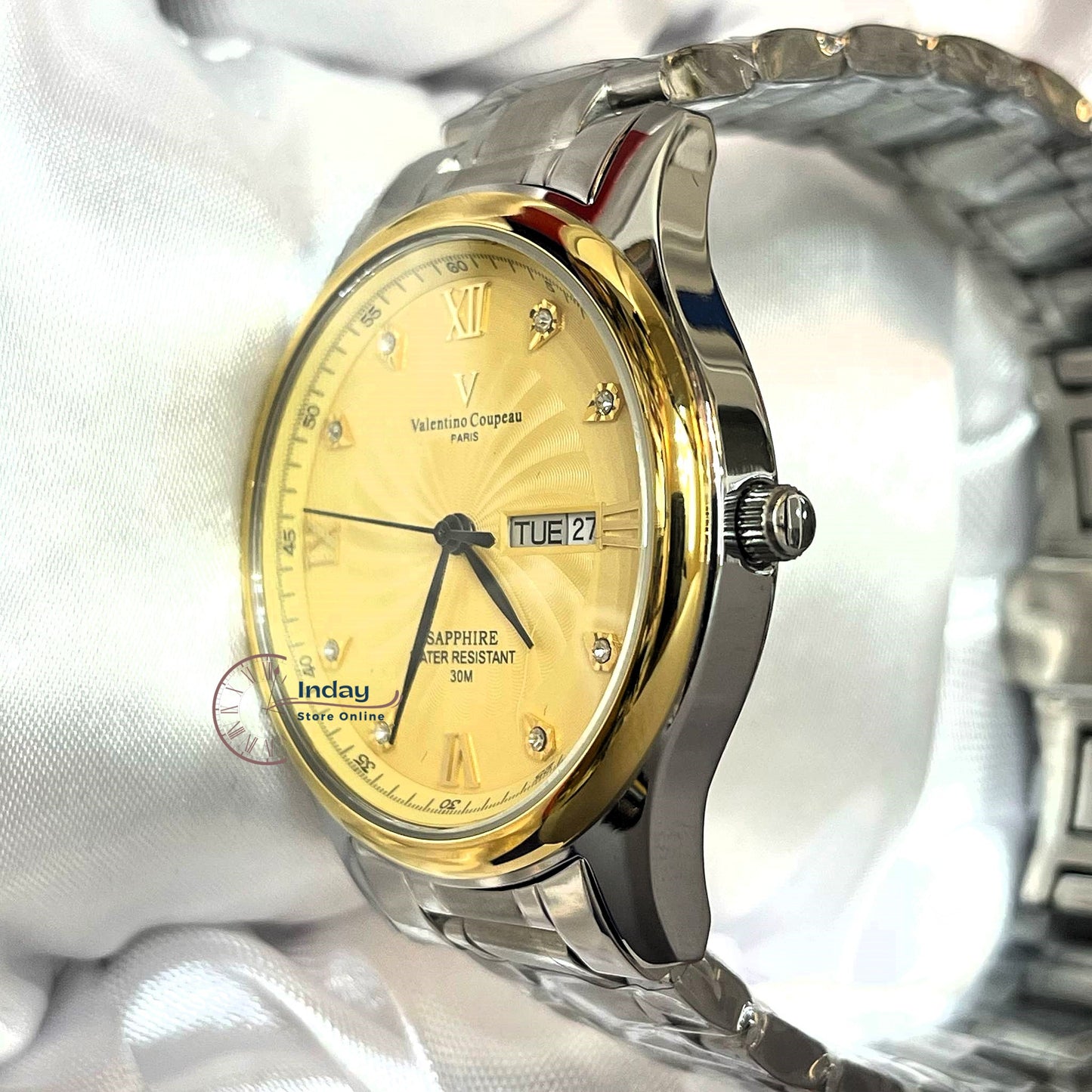 范倫鐵諾 古柏 Coupeau Men's Watch 61607TKAM-3