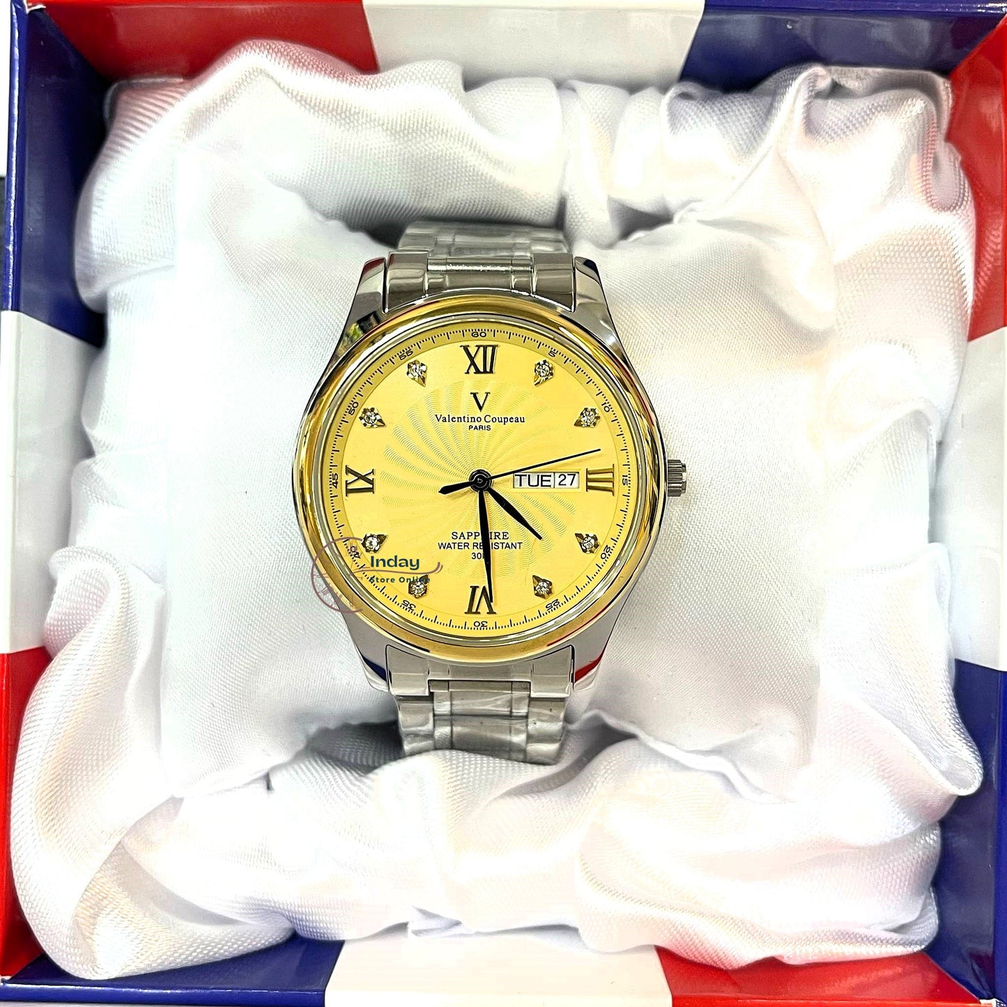 范倫鐵諾 古柏 Coupeau Men's Watch 61607TKAM-3