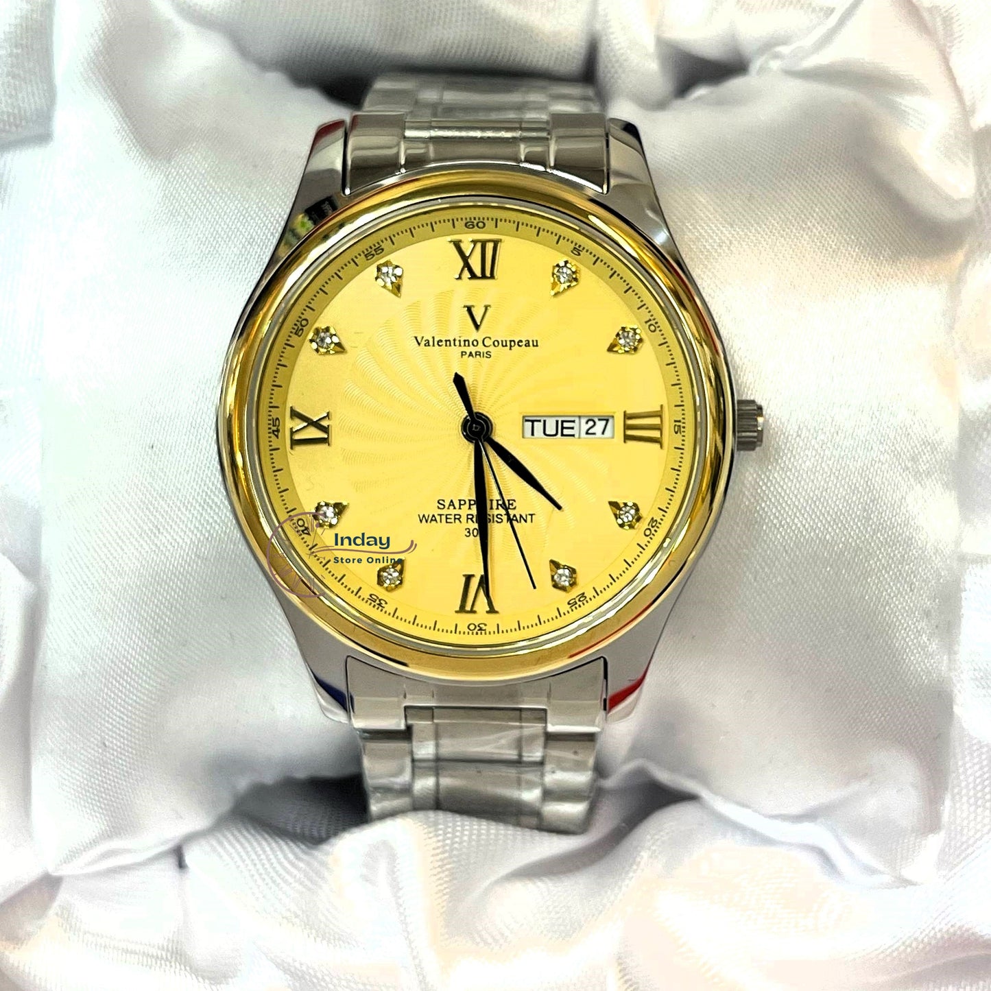 范倫鐵諾 古柏 Coupeau Men's Watch 61607TKAM-3