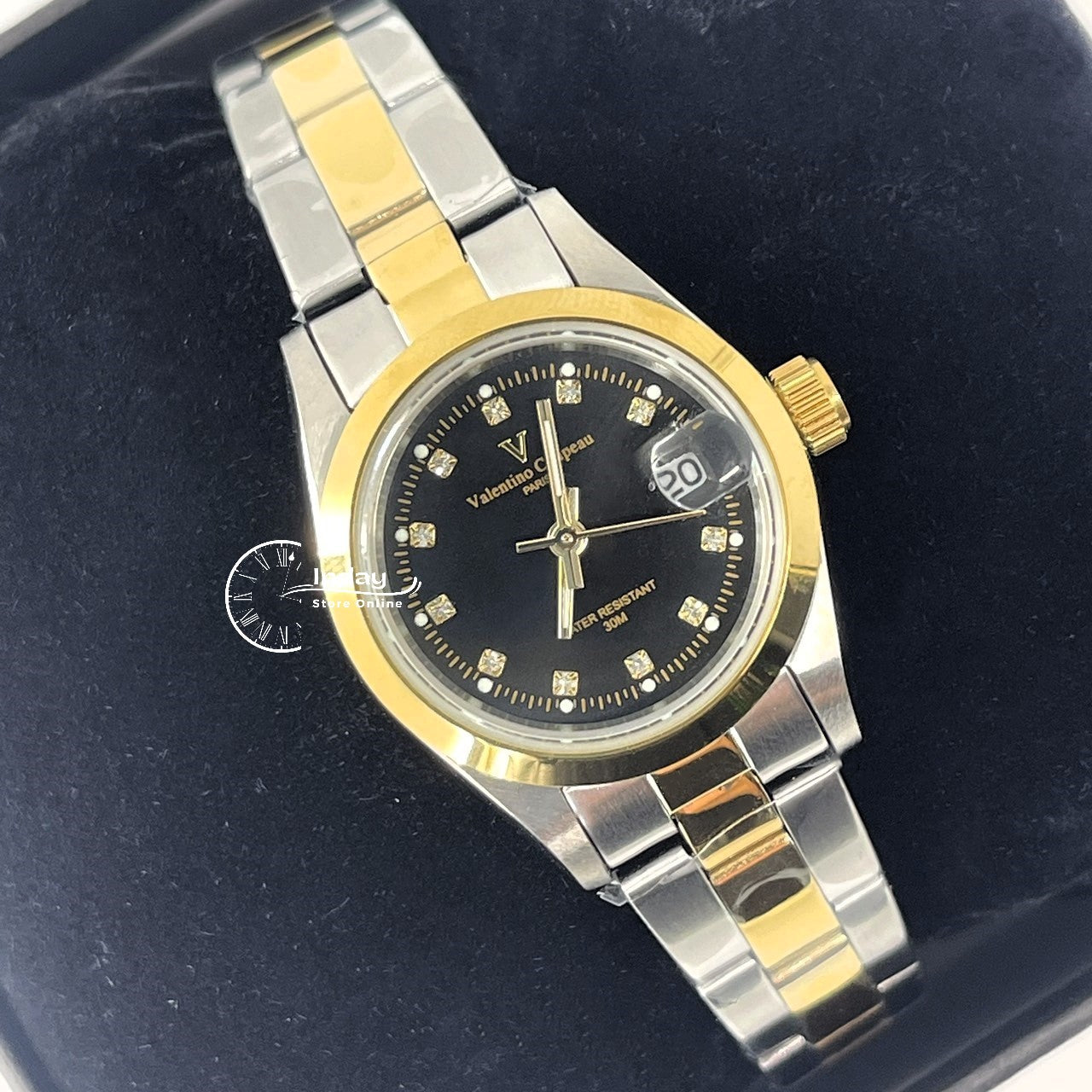 范倫鐵諾 古柏 Coupeau Women's Watch 12168TL-18 Two-Tone Stainless Steel Band
