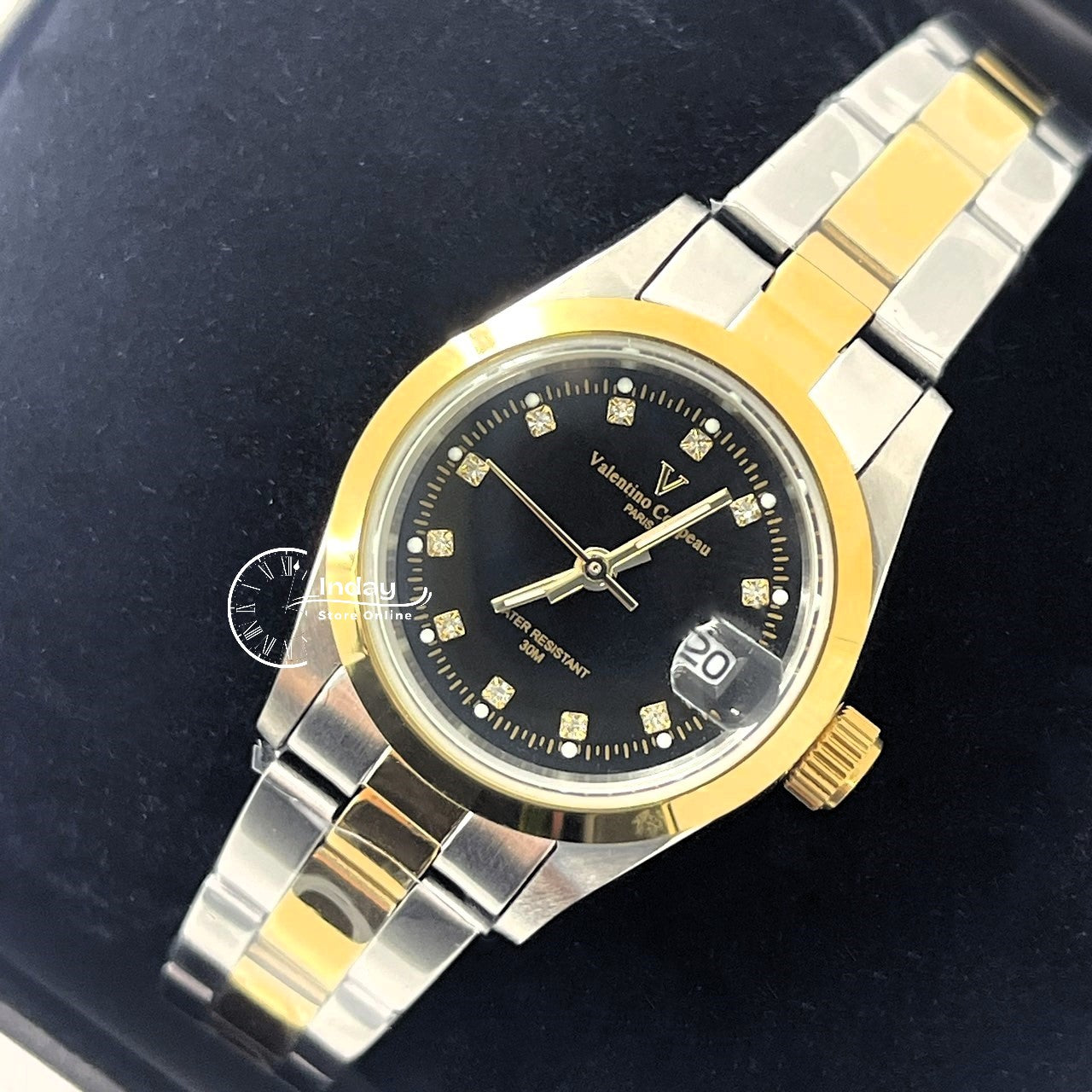 范倫鐵諾 古柏 Coupeau Women's Watch 12168TL-18 Two-Tone Stainless Steel Band