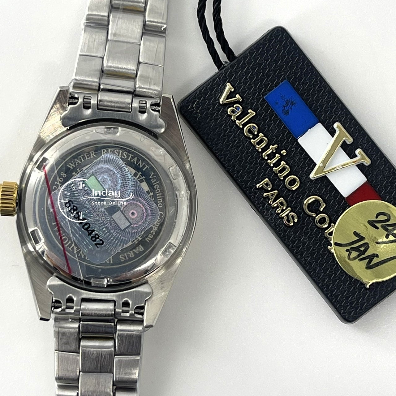 范倫鐵諾 古柏 Coupeau Women's Watch 12168TL-18 Two-Tone Stainless Steel Band