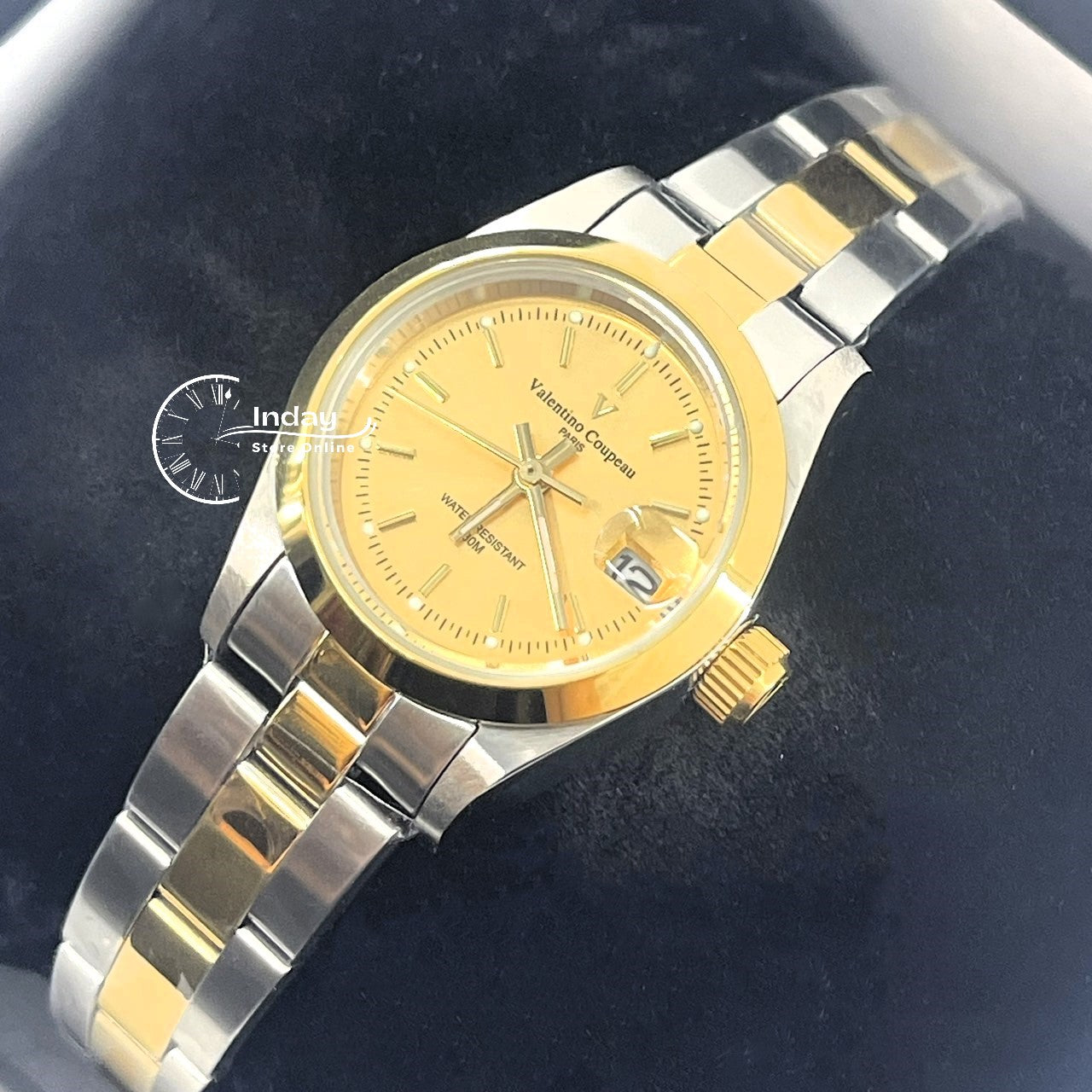 范倫鐵諾 古柏 Coupeau Women's Watch 12168TL-13 Two-Tone Stainless Steel Band