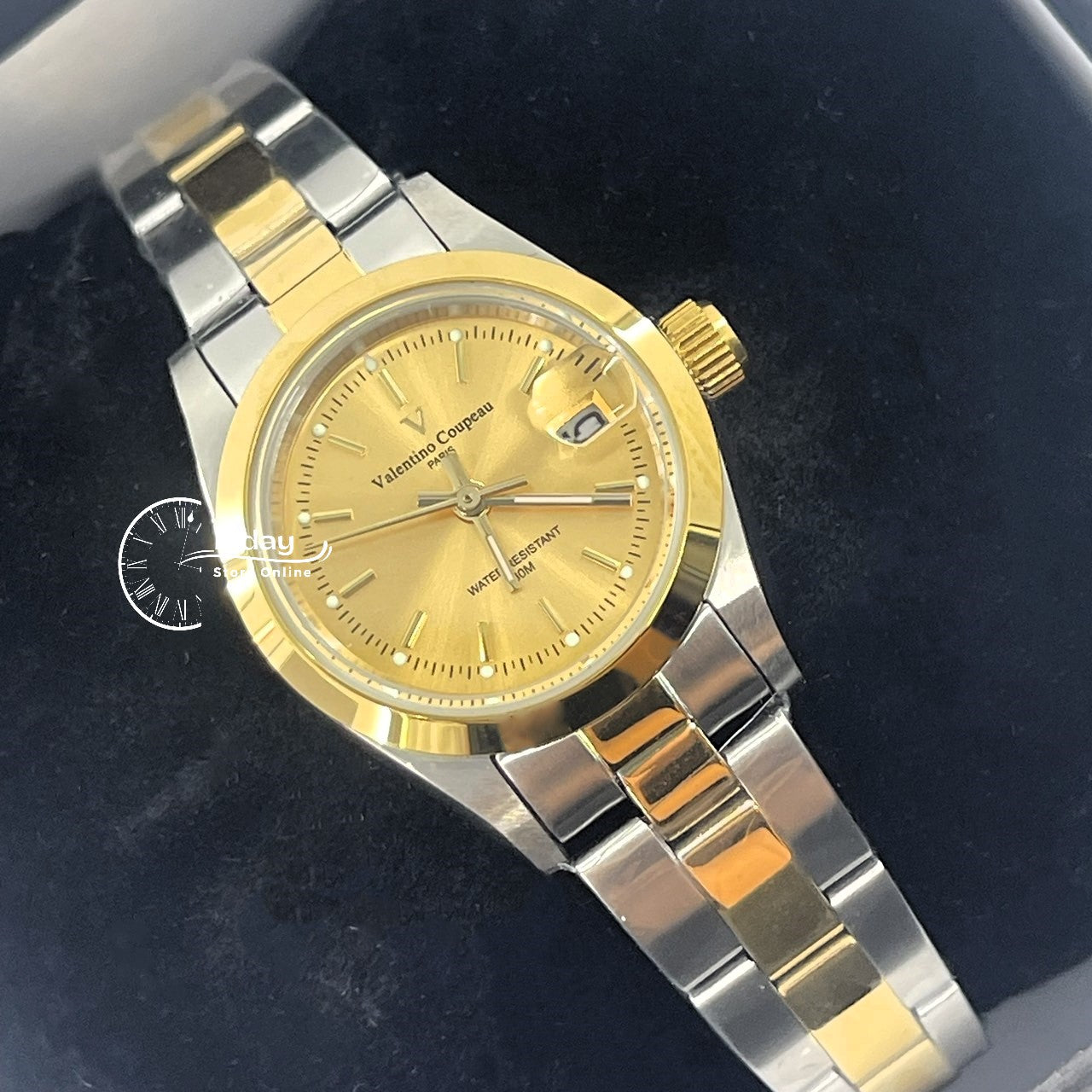 范倫鐵諾 古柏 Coupeau Women's Watch 12168TL-13 Two-Tone Stainless Steel Band