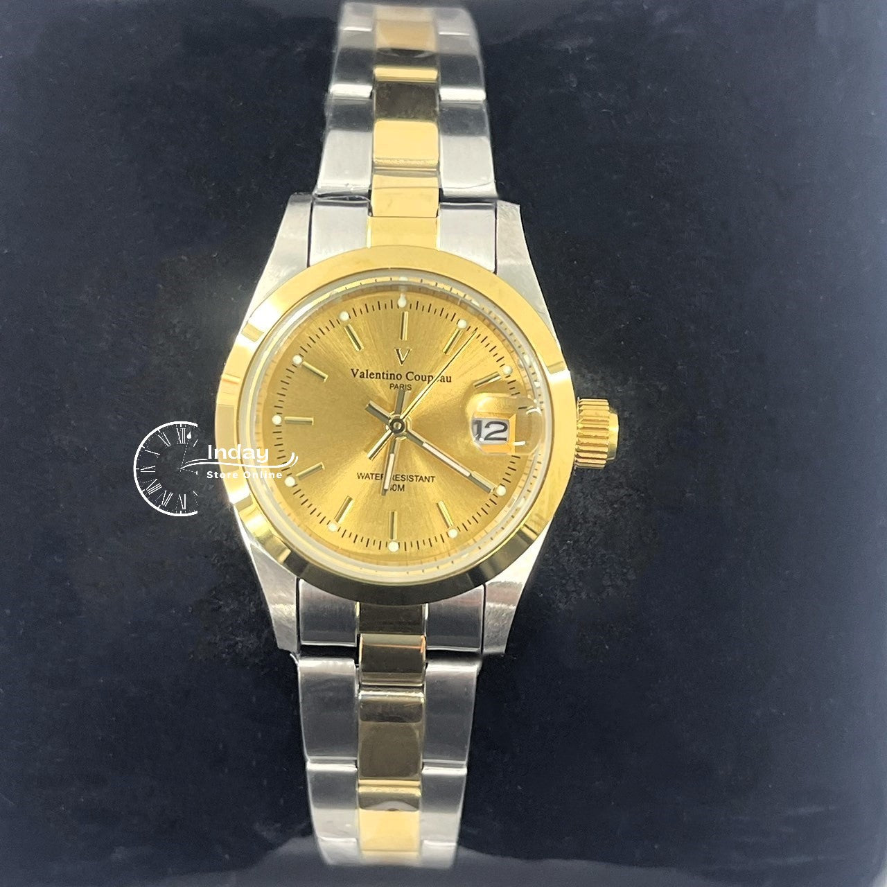 范倫鐵諾 古柏 Coupeau Women's Watch 12168TL-13 Two-Tone Stainless Steel Band