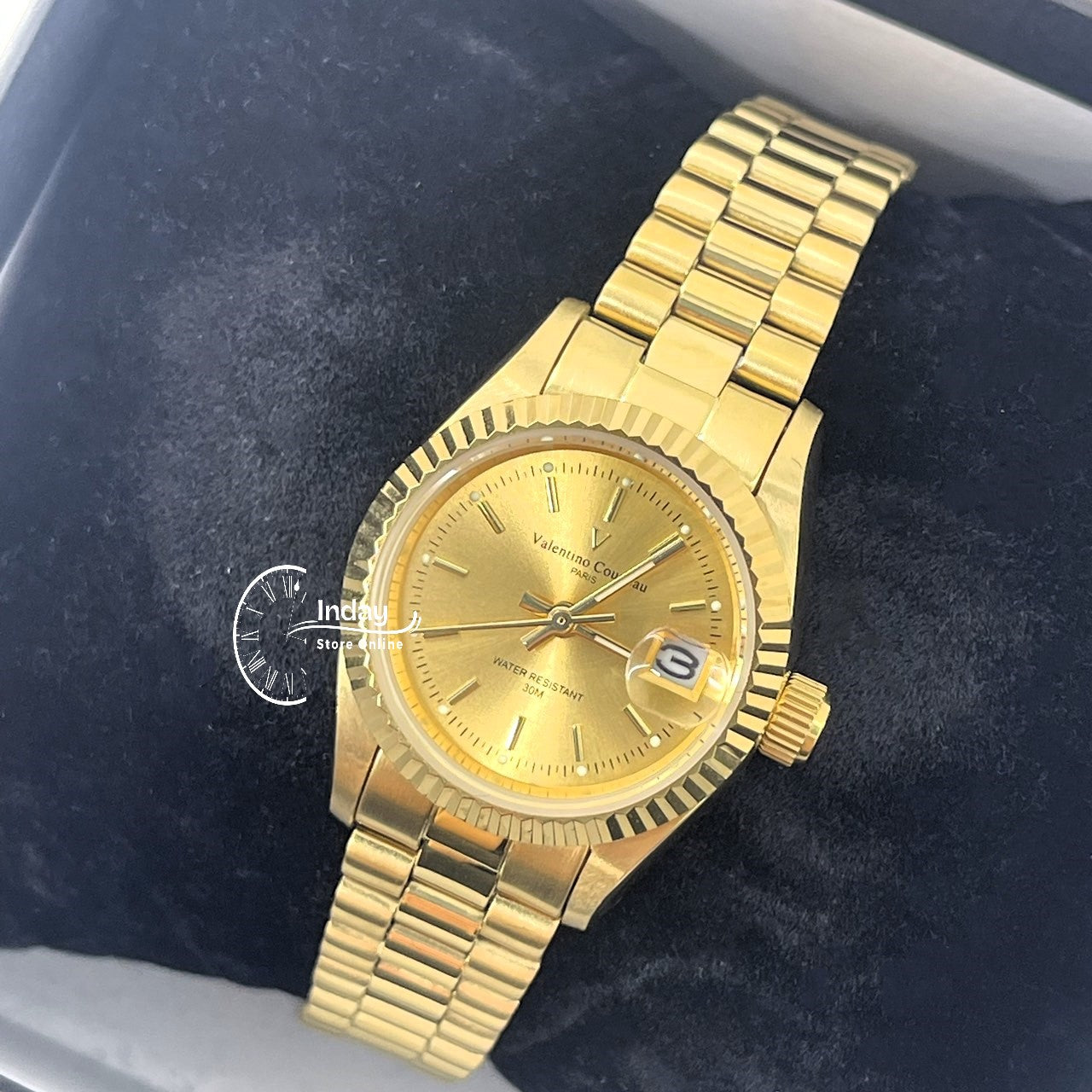 范倫鐵諾 古柏 Coupeau Women's Watch 12169KL-13 Gold Tone Stainless Steel Band