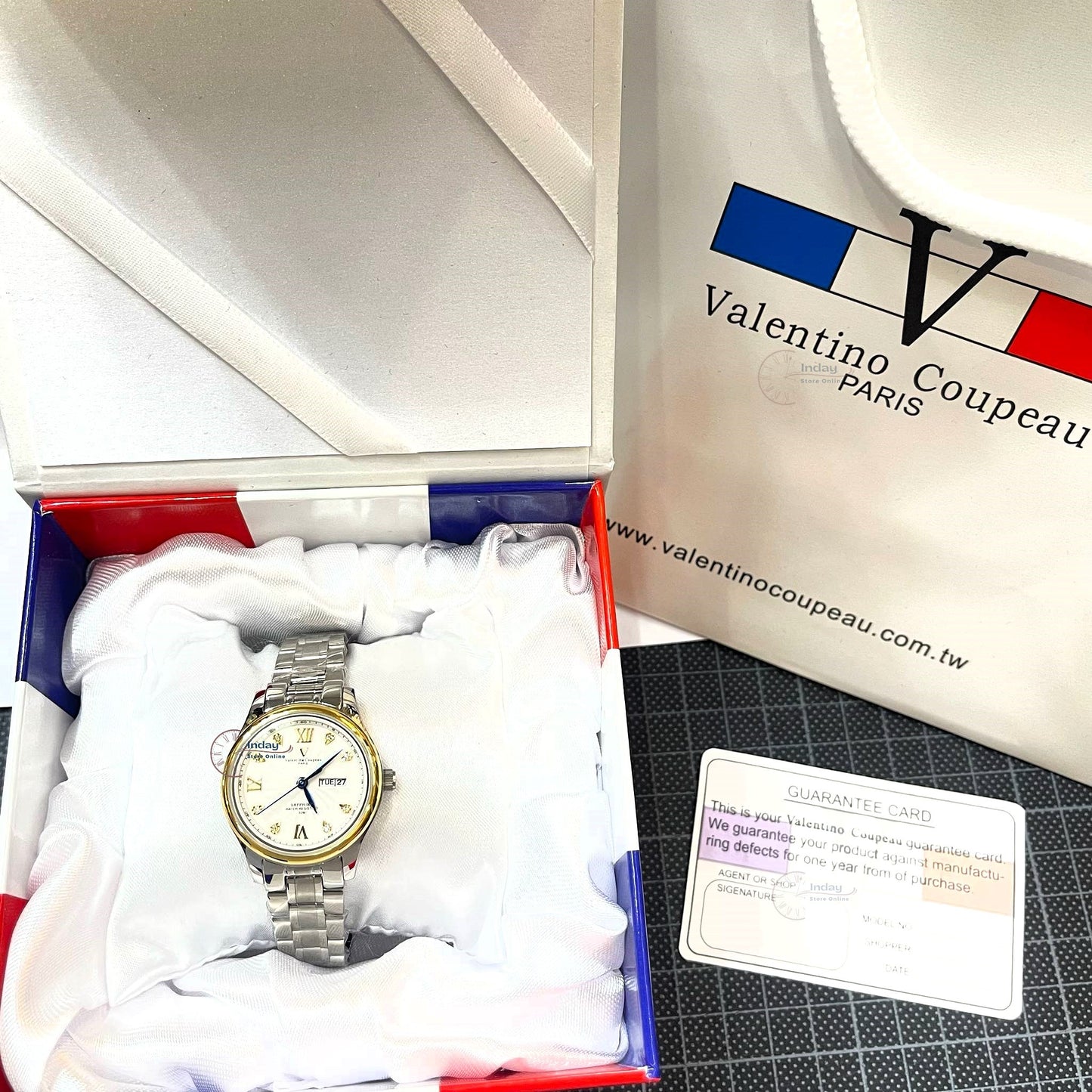 范倫鐵諾 古柏 Coupeau Women's Watch 61607TKAL-1
