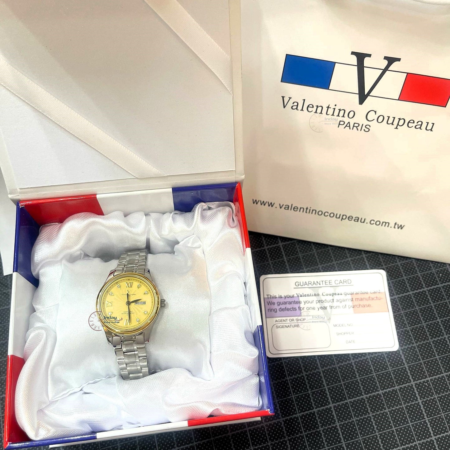 范倫鐵諾 古柏 Coupeau Women's Watch 61607TKAL-3
