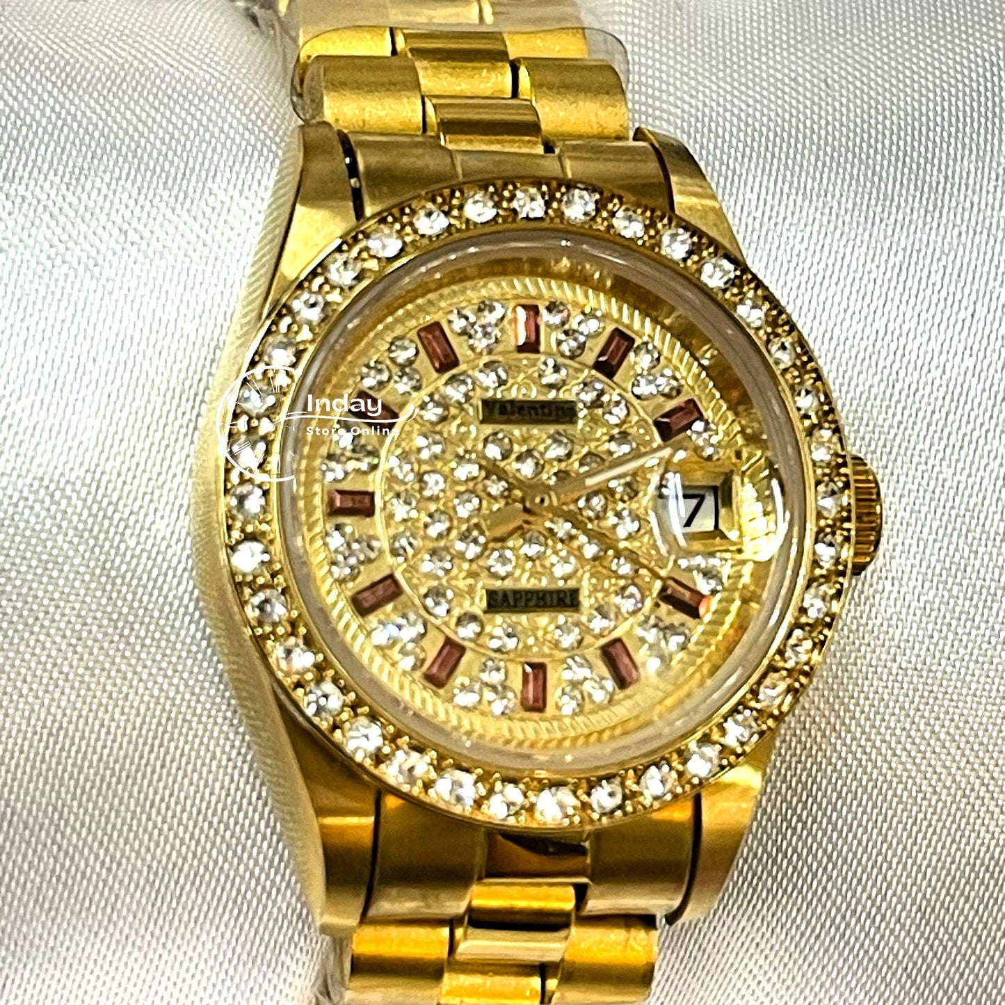 Valentino Coupeau Women's Watch V70302KHL-9 Gold Stainless Steel Classic Design Water Resistant