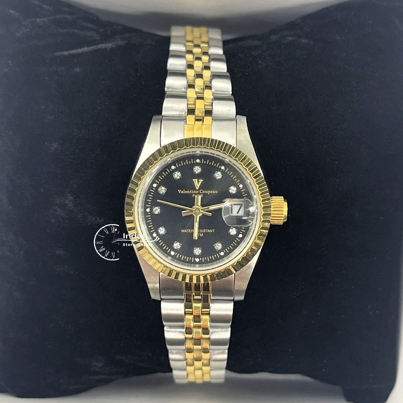 范倫鐵諾 古柏 Coupeau Women's Watch 12169TL-18 Two-Tone Stainless Steel Band