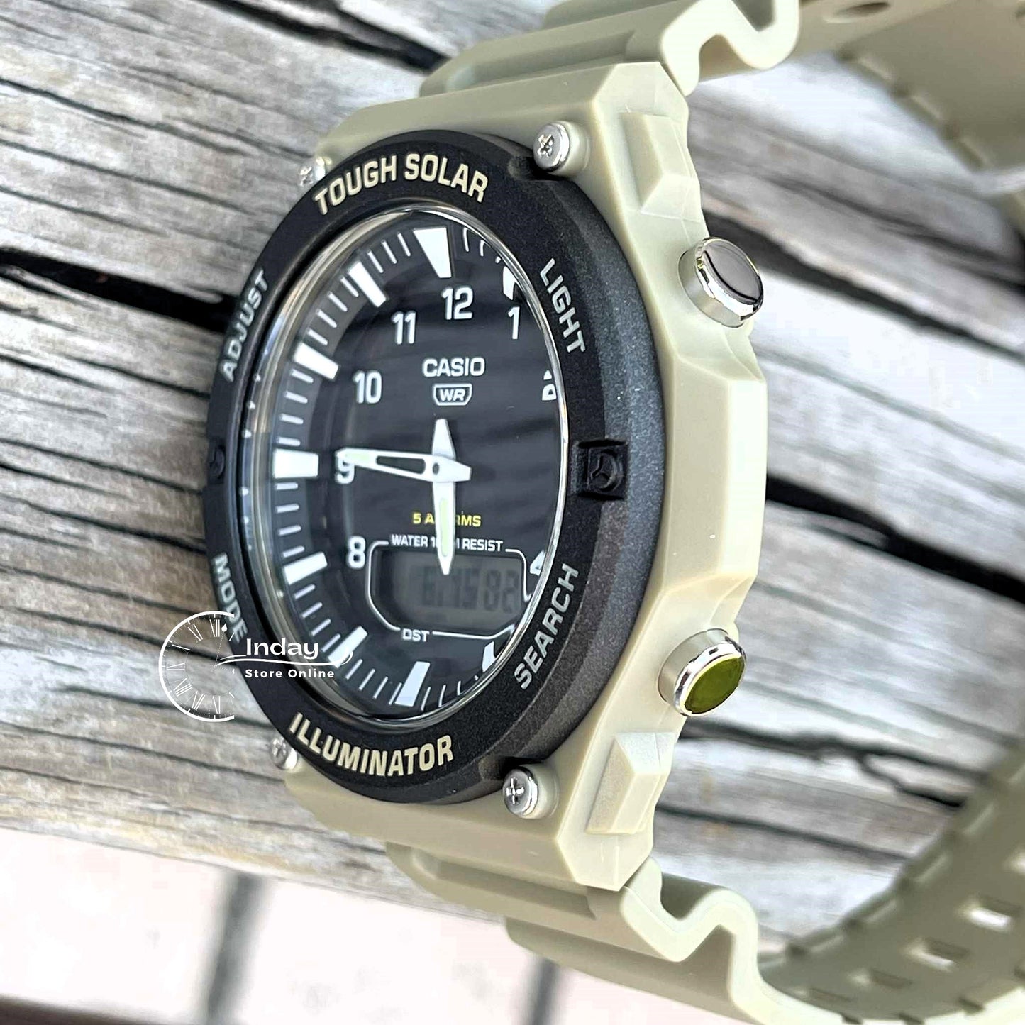 Casio Analog Digital Men's Watch AQ-S820W-5A Resin Glass Resin Band Solar Powered