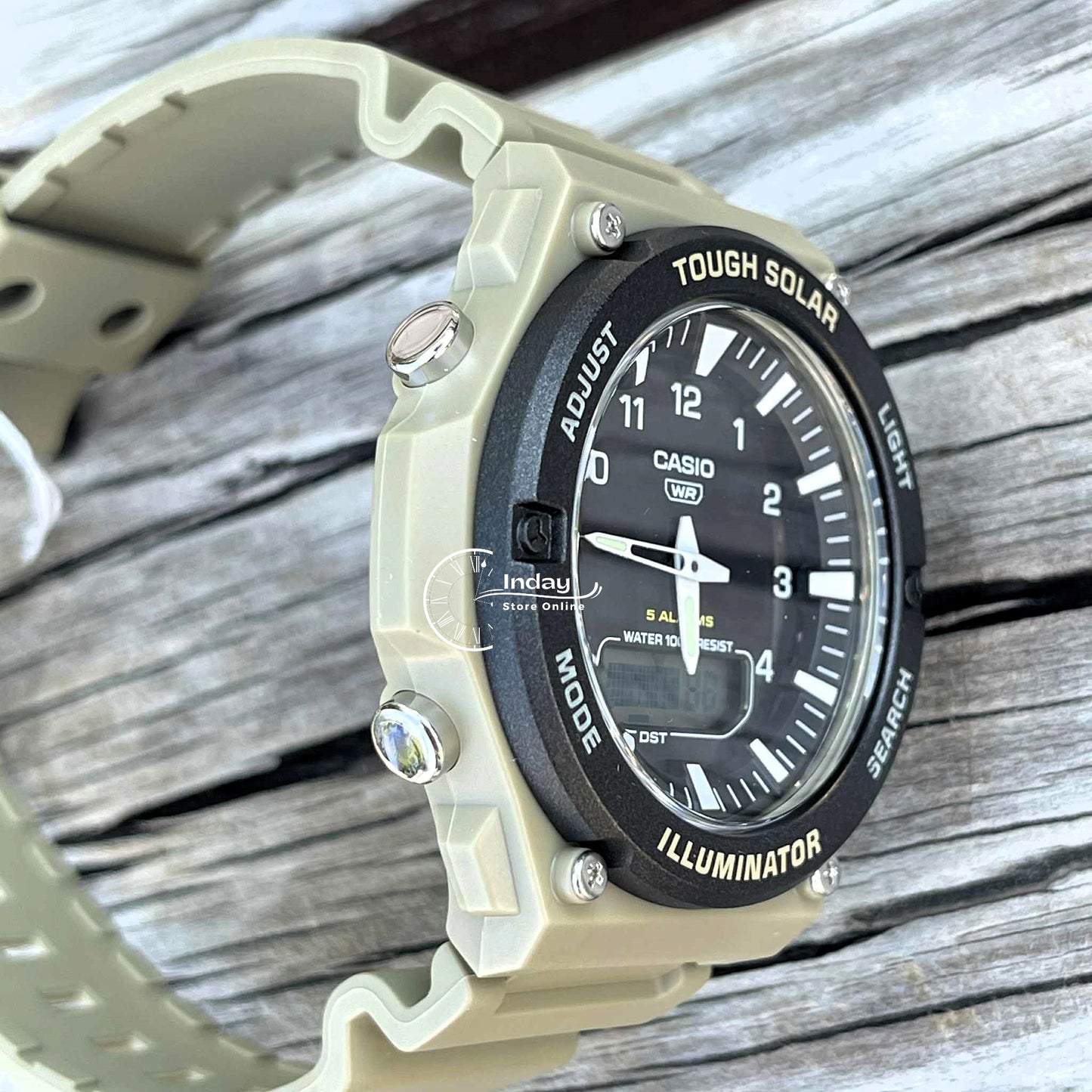 Casio Analog Digital Men's Watch AQ-S820W-5A Resin Glass Resin Band Solar Powered