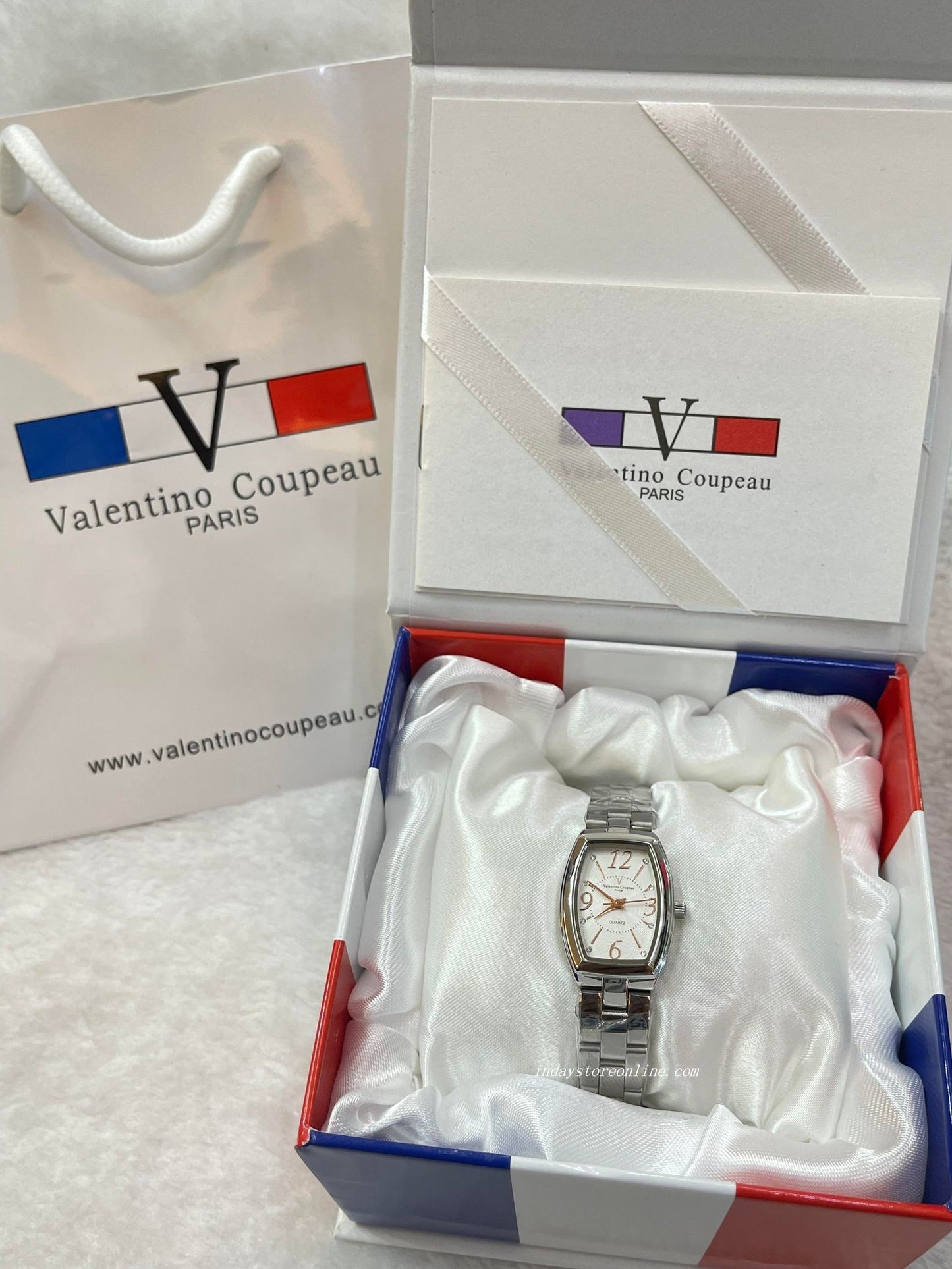范倫鐵諾 古柏 Coupeau Women's Watch 61268G-1 Silver Stainless Steel Band