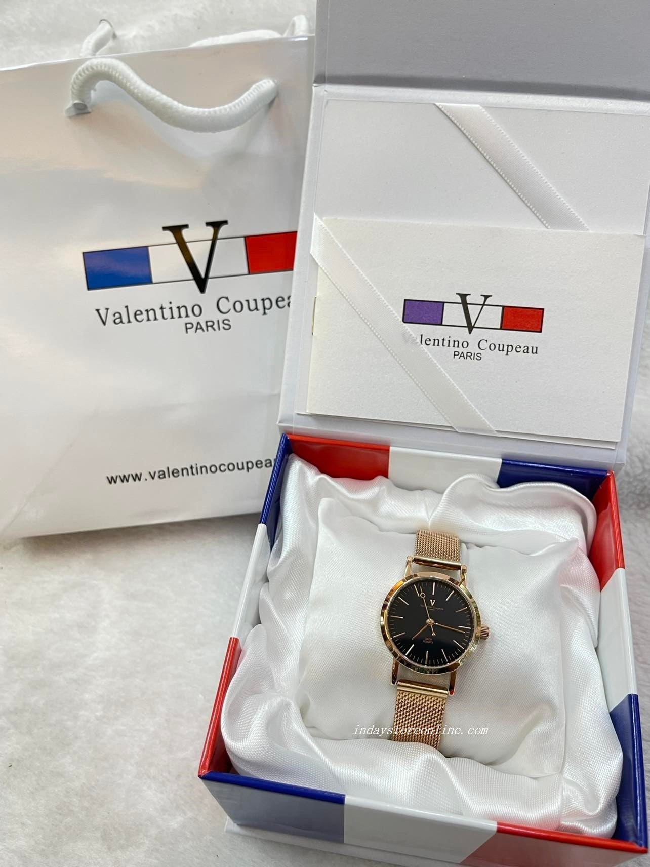 范倫鐵諾 古柏 Coupeau Women's Watch 61576AR-2L Gold Adjustable Strap