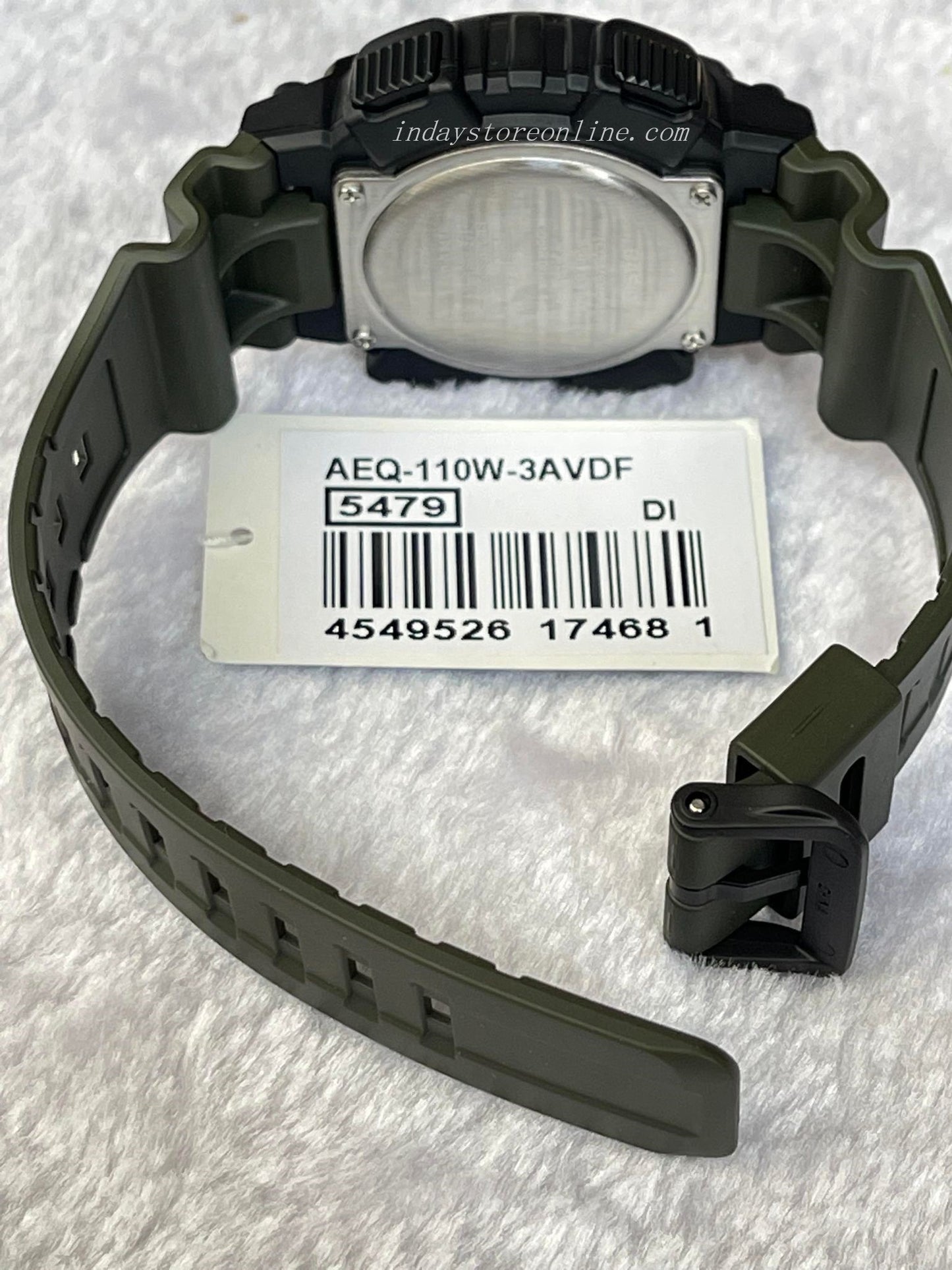 Casio Analog-Digital Men's Watch AEQ-110W-3A Resin Band Resin Glass Battery Life 10-Years