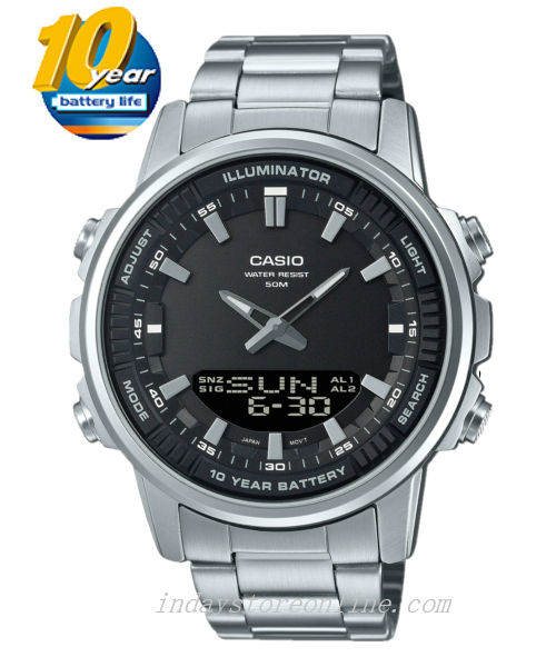 Casio analog online illuminator watch