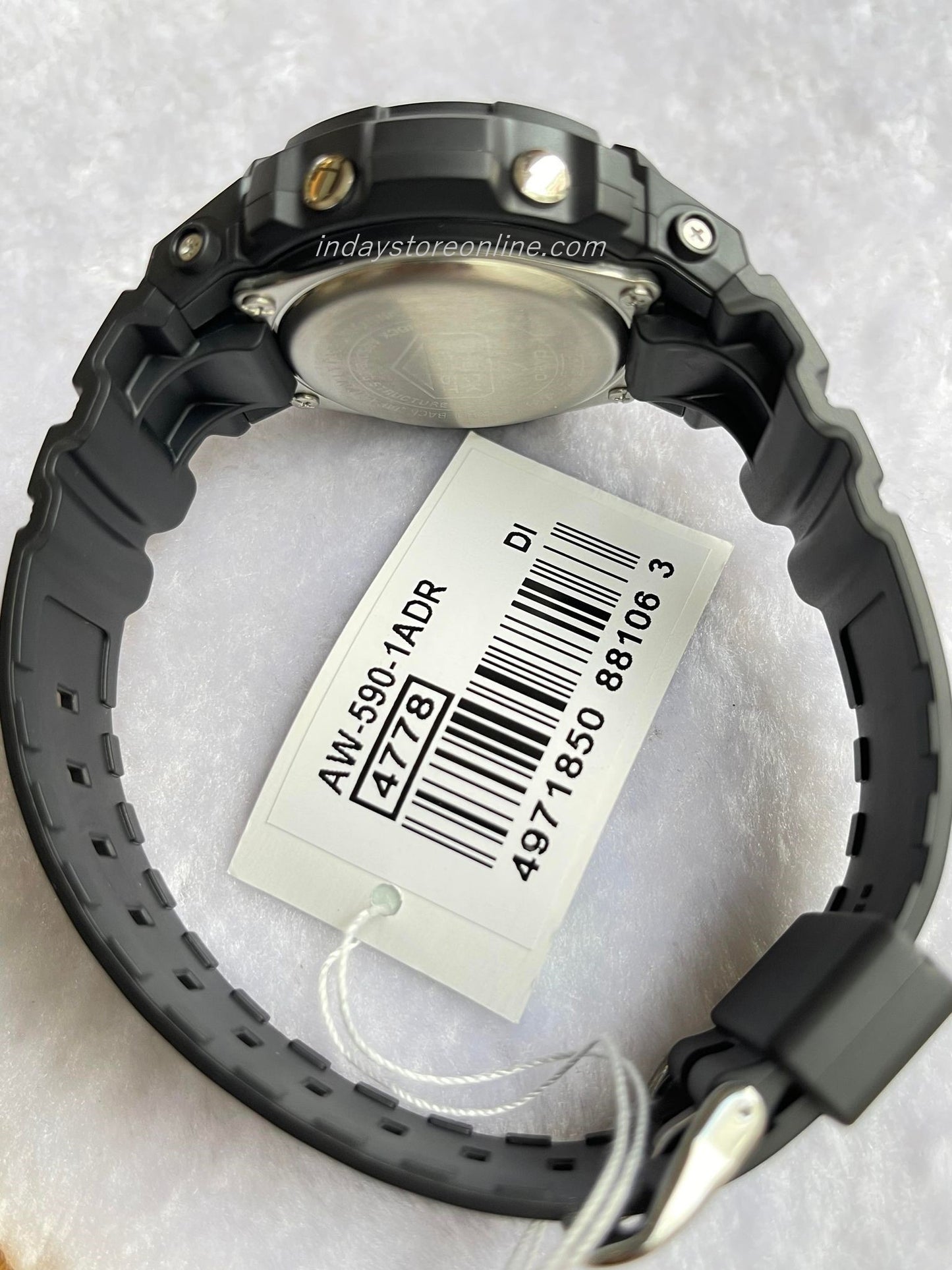 Casio G-Shock Men's Watch AW-590-1A Analog-Digital Best Seller Shock Resistant Mineral Glass