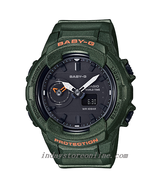 Casio Baby-G Women's Watch BGA-230S-3A Resin Band Mineral Glass Shock Resistant