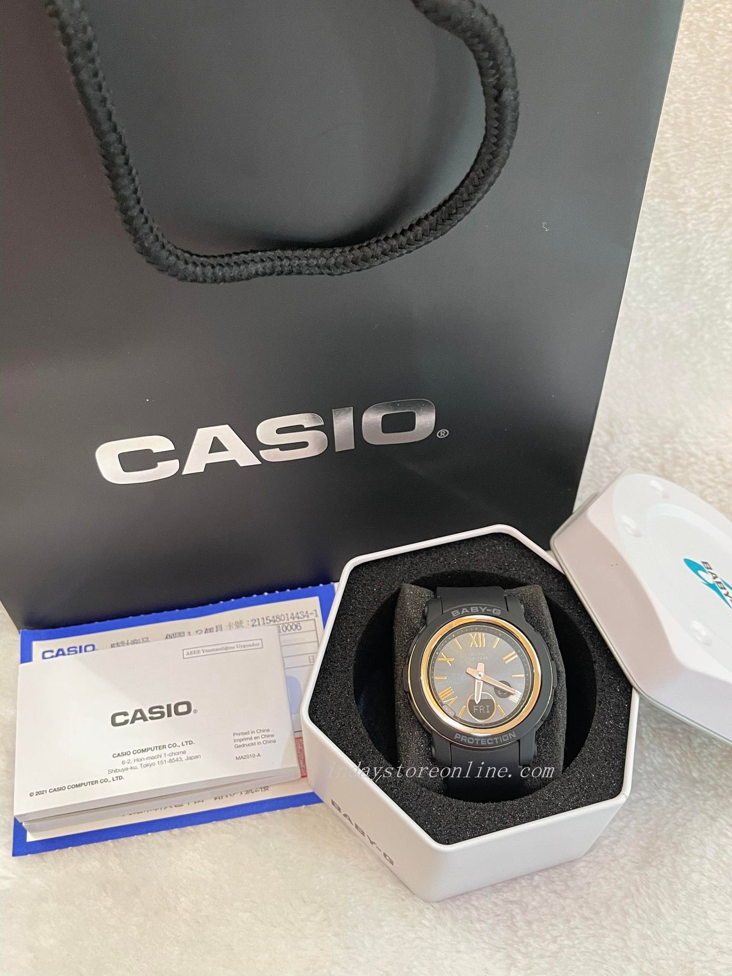 Casio Baby-G Women's Watch BGA-290-1A Resin Band Mineral Glass Shock Resistant