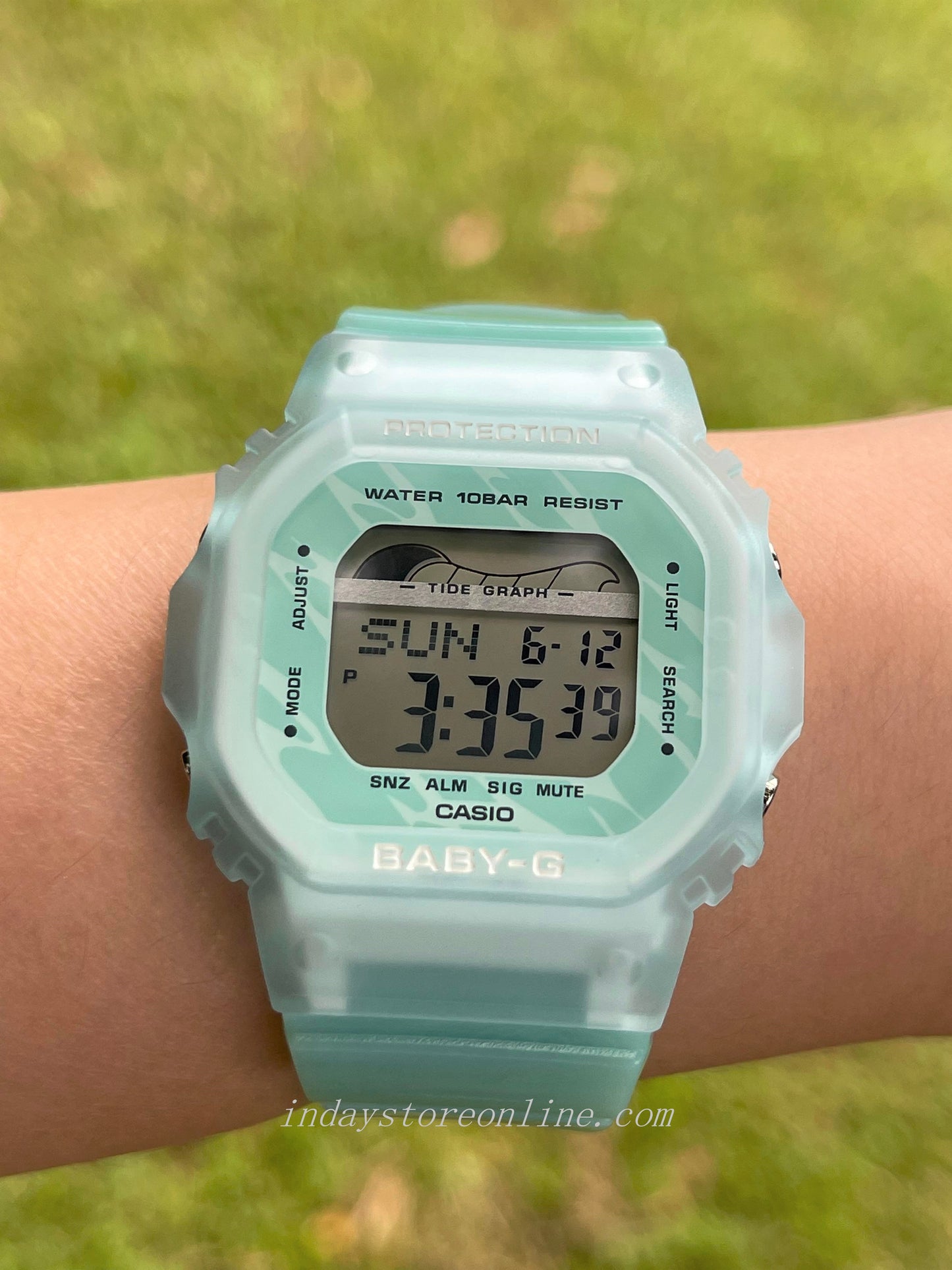 Casio Baby-G Women's Watch BLX-565S-2 Resin Band Shock Resistant Mineral Glass