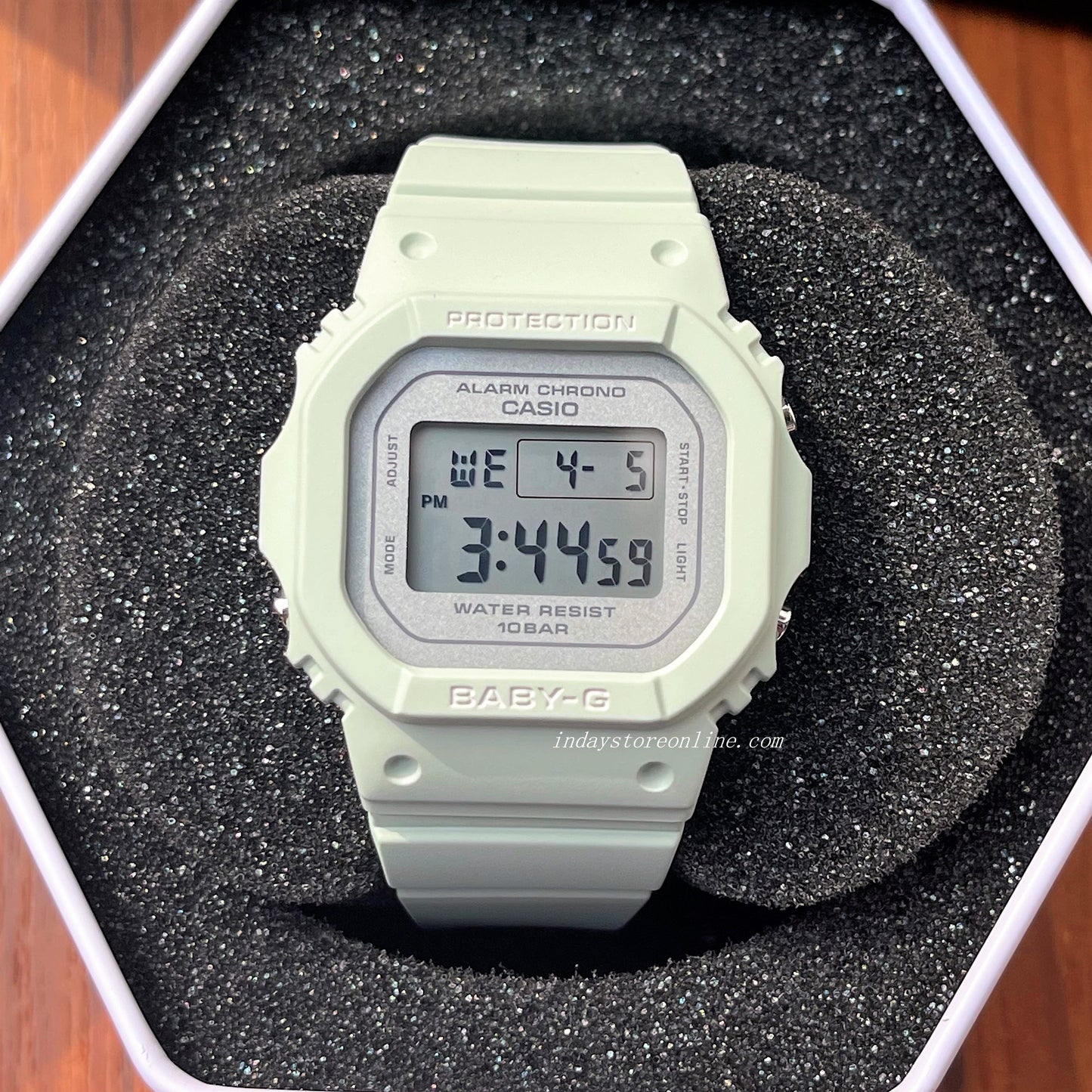 Casio Baby-G Women's Watch BGD-565SC-3 Resin Band Shock Resistant Mineral Glass
